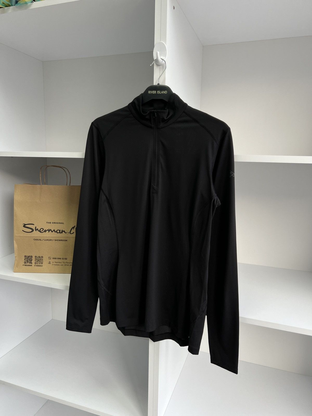 Arc'teryx × Vintage Vintage Arc’teryx Termo Black Long sleeve t-shirt Size US L / EU 52-54 / 3 - 3 Thumbnail