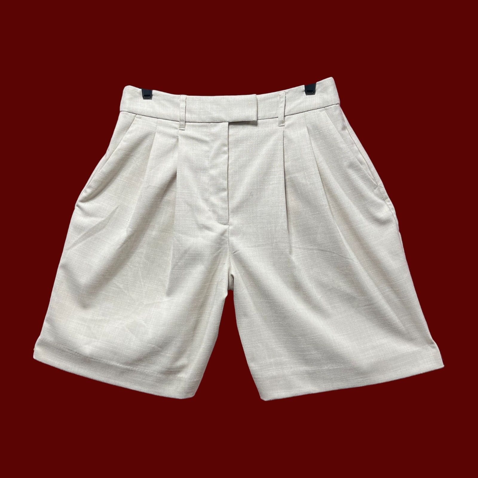 Worthington Worthington - Women's Mid-Rise 8.5" Inseam City Short - Beig Size 30" / US 8 / IT 44 - 1 Thumbnail