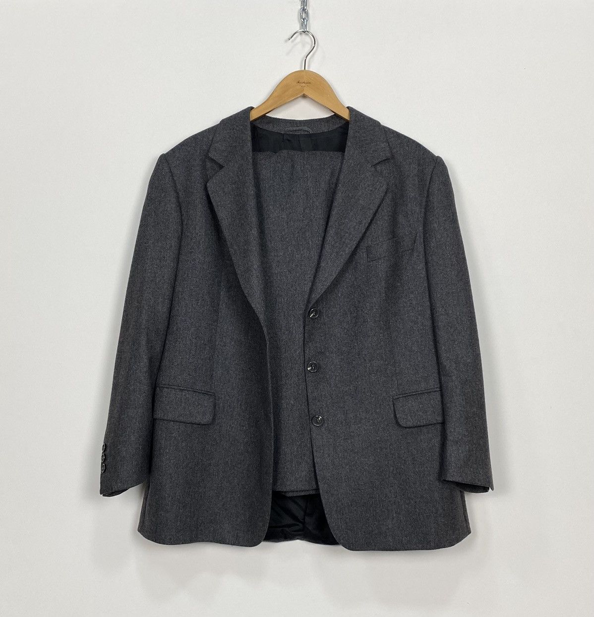 Burberry Burberrys Burberry Wool Blazer Jacket & Skirt Womens Size 44 Size M / US 6-8 / IT 42-44 - 20 Thumbnail