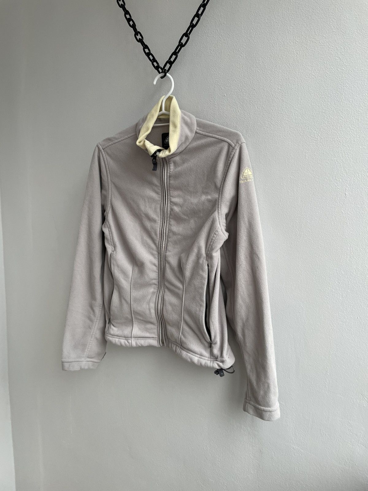 Nike ACG Nike Acg Vintage 90s Track Top Beige Fleece Zip Sweater Size M / US 6-8 / IT 42-44 - 2 Thumbnail