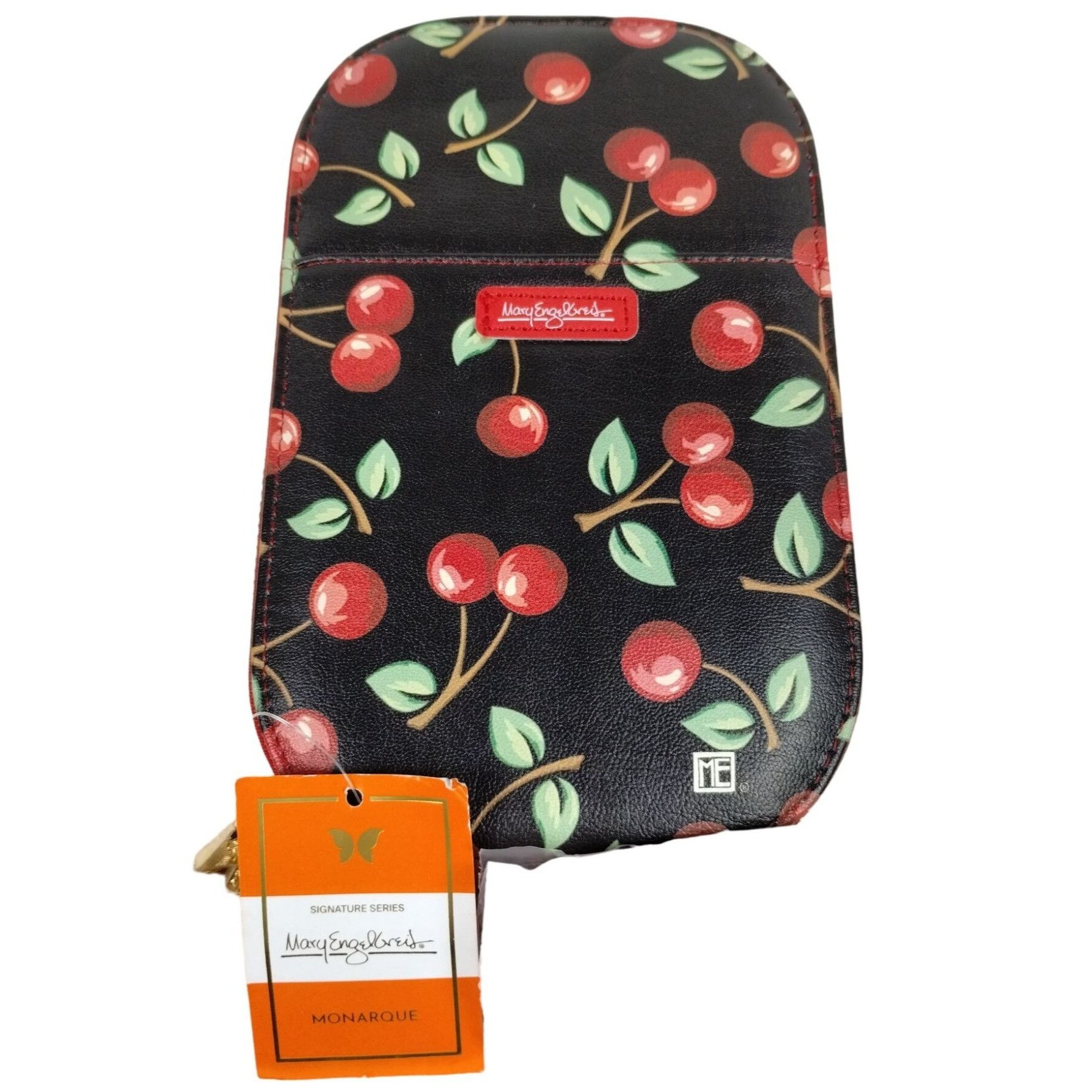 Other Monarque Mary Englebright Cherries Crossbody Clutch Sling Zi Size ONE SIZE - 1 Thumbnail