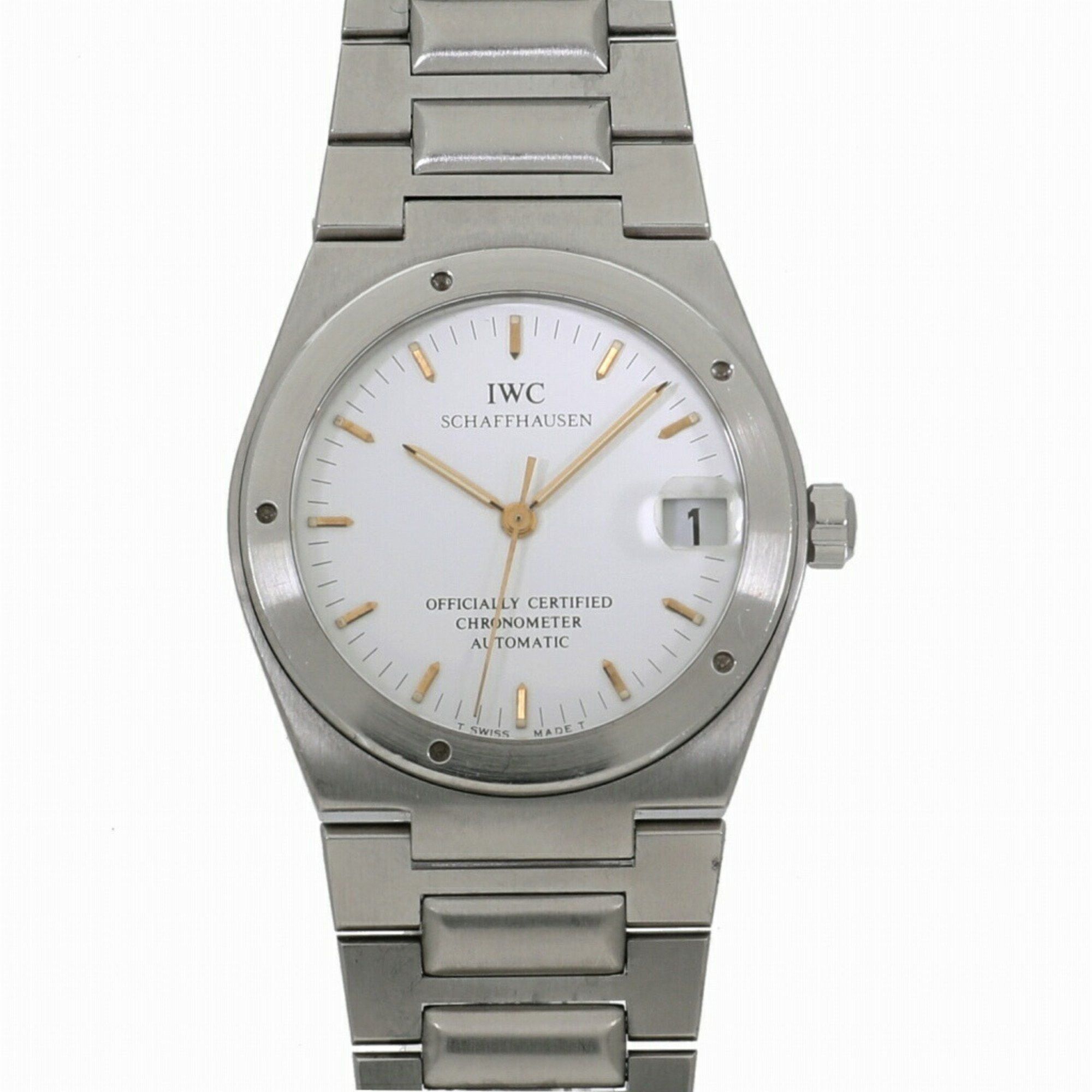 Image of Iwc Schaffhausen Iwc Ingenieur Chronometer Automatic 3521-001 / Iw352101 White Men's Watch