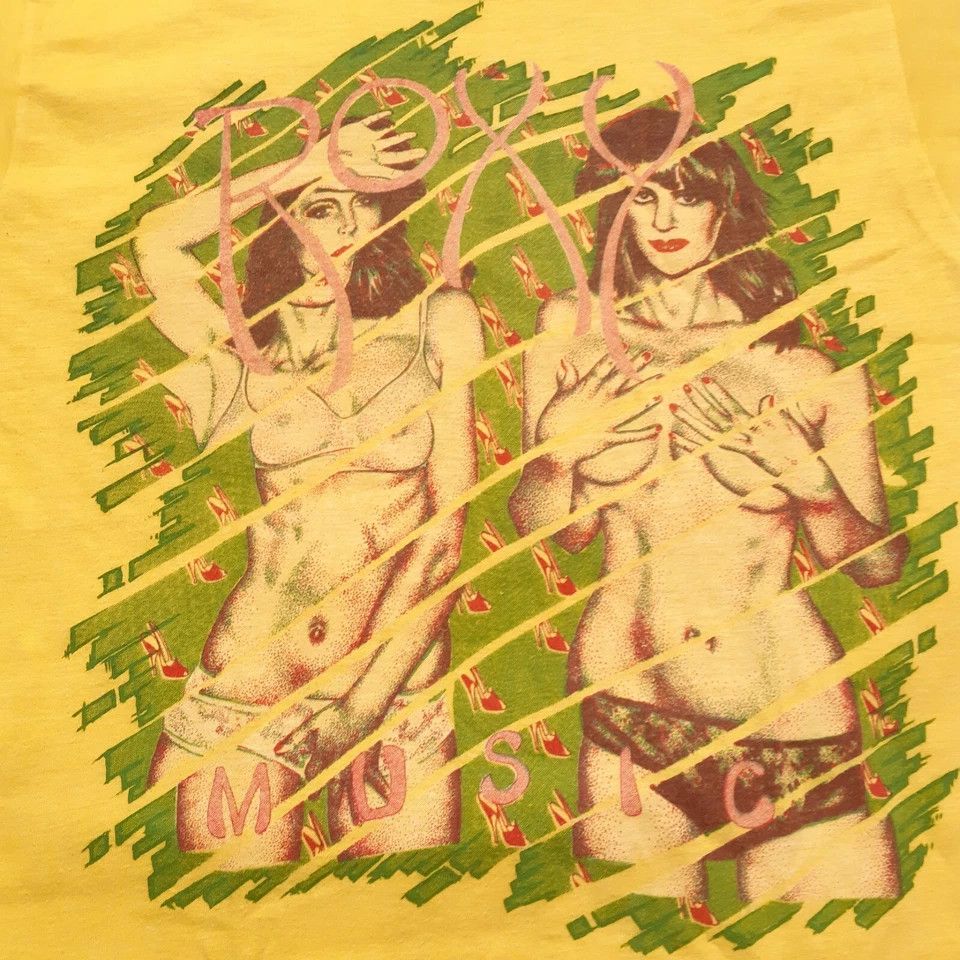 Vintage Vintage 70s Roxy Music – Country Life T Shirt Bryan Ferry Size US S / EU 44-46 / 1 - 2 Thumbnail