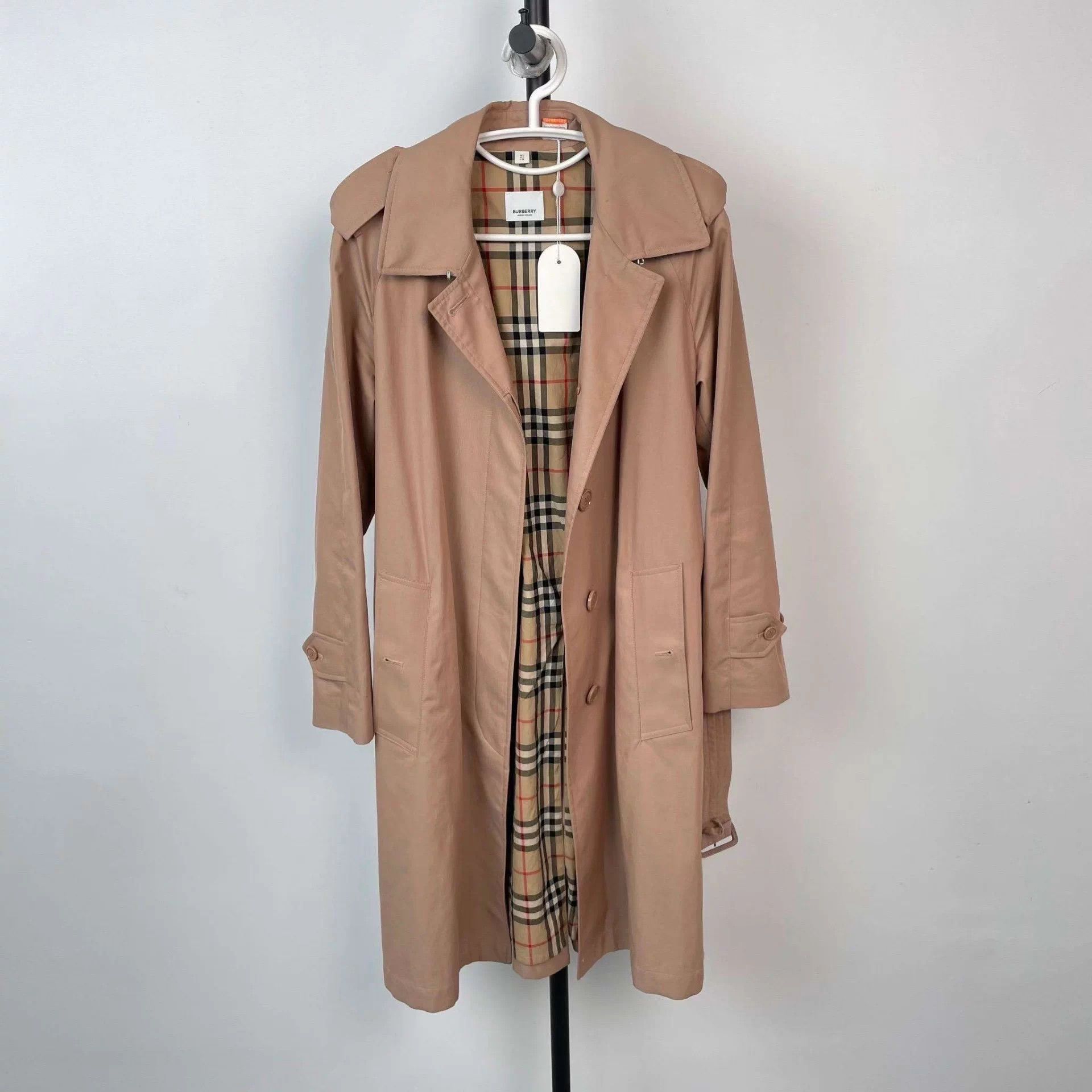 Burberry Burberry Pink Yellow Trench Coat Women's 4 Size XS / US 0-2 / IT 36-38 - 1 Thumbnail