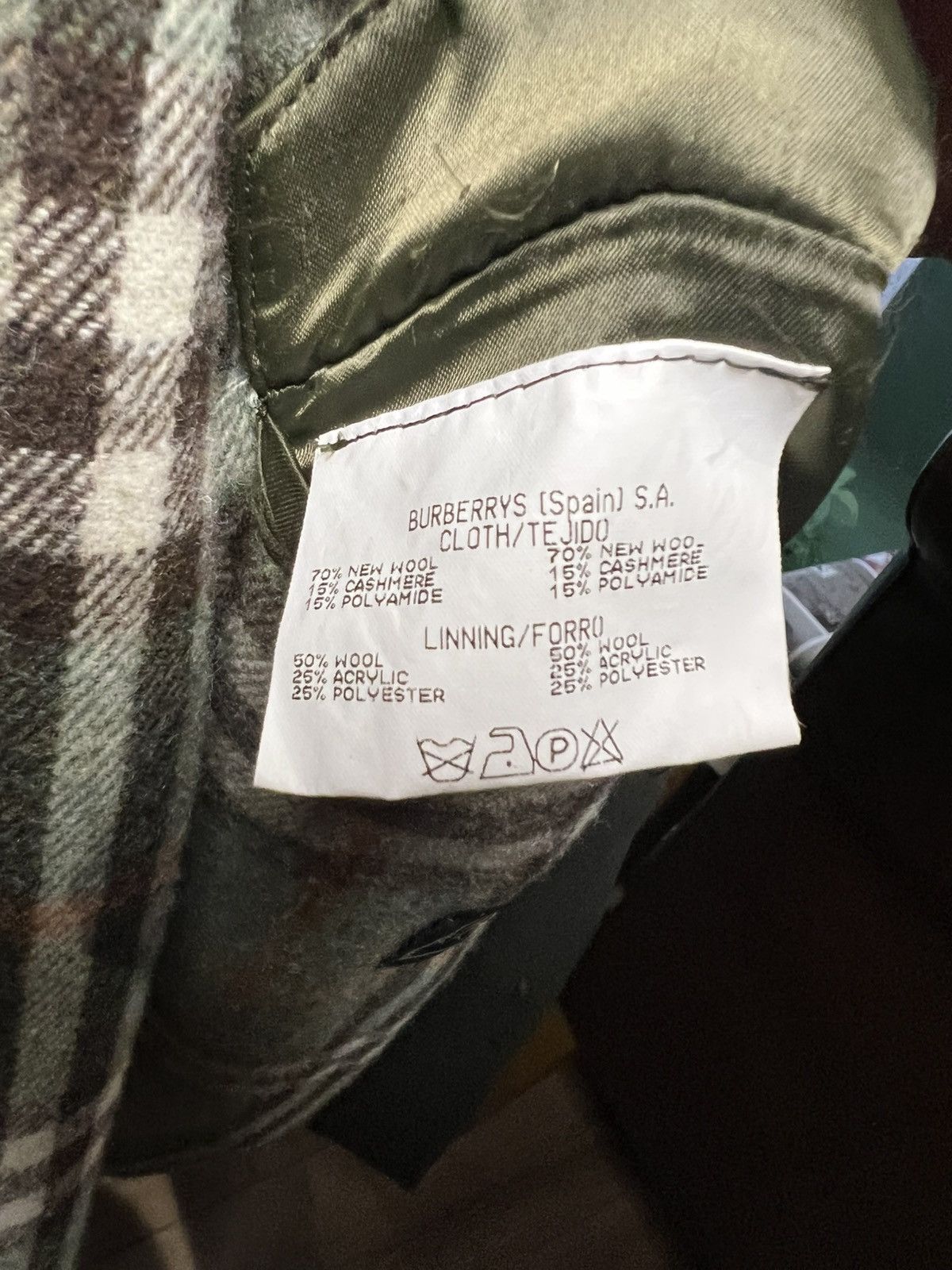 Burberry Vintage Burberrys' Wool Car Coat - Size L (Pre-2000s) Size US L / EU 52-54 / 3 - 5 Thumbnail