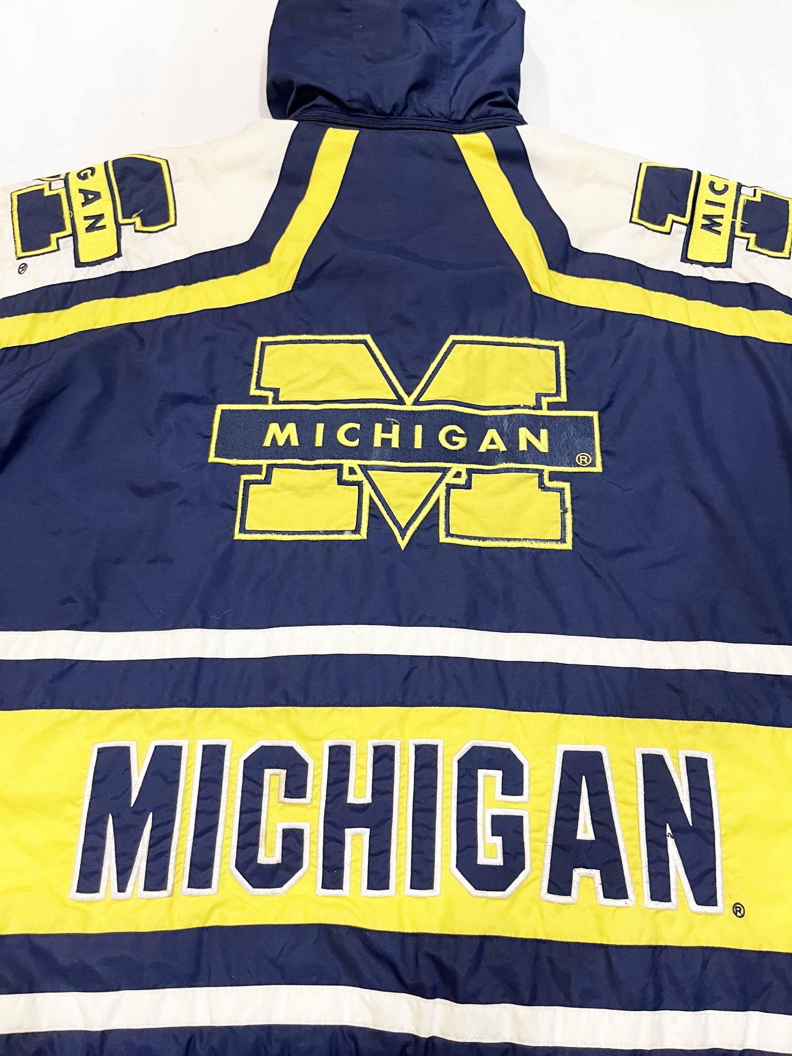 Apex One × NCAA × Vintage Vintage Apex One NCAA Michigan Wolverines Full Zip Jacket Size US L / EU 52-54 / 3 - 6 Thumbnail
