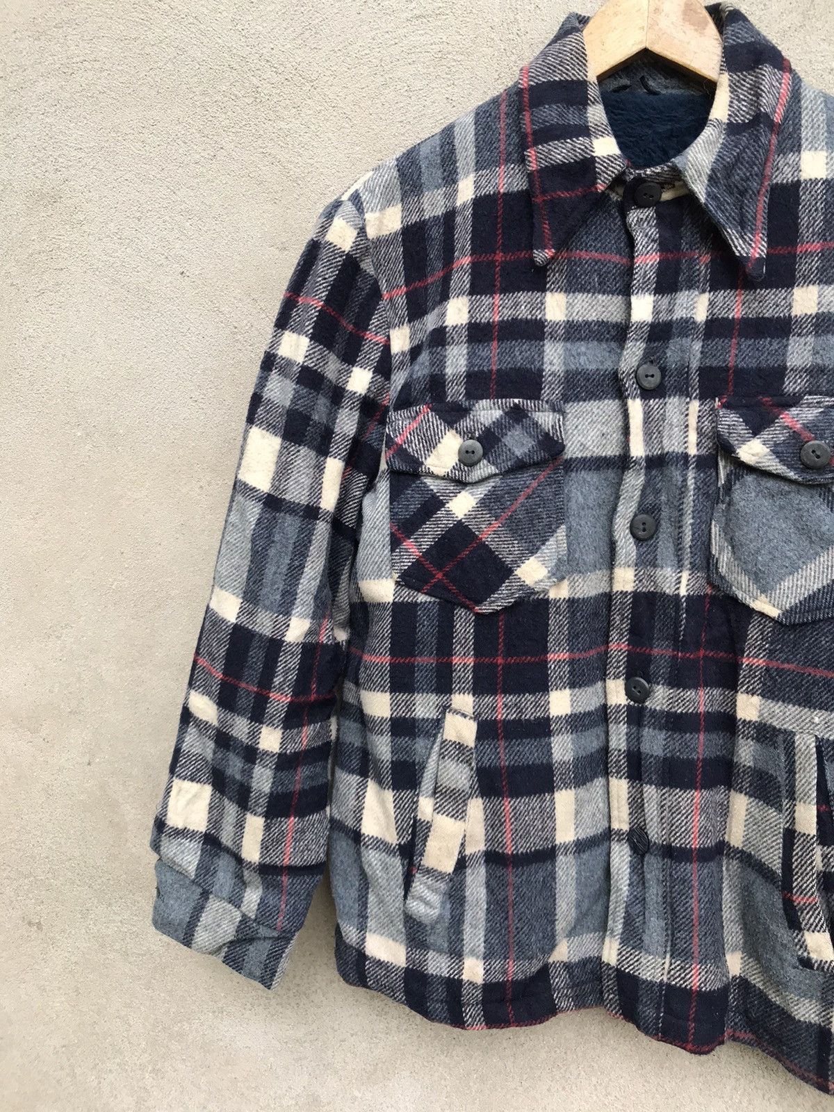 Sears × Vintage RARE Vintage 70s Sears Wool Button Up jacket Size US M / EU 48-50 / 2 - 7 Thumbnail