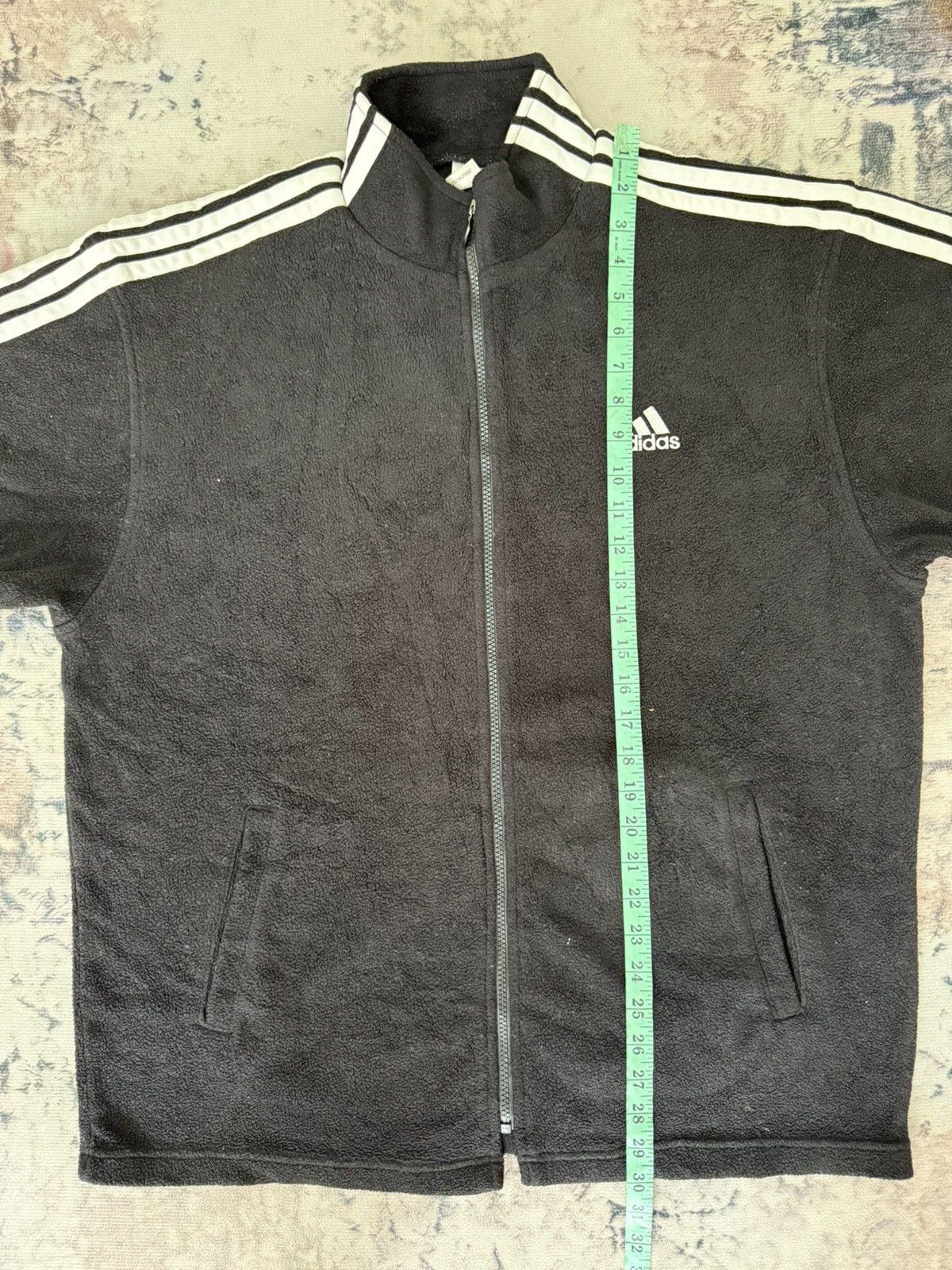 Adidas Vintage 90s ADIDAS DESCENTE FLEECE SWEATER JACKET Size US XL / EU 56 / 4 - 16 Thumbnail