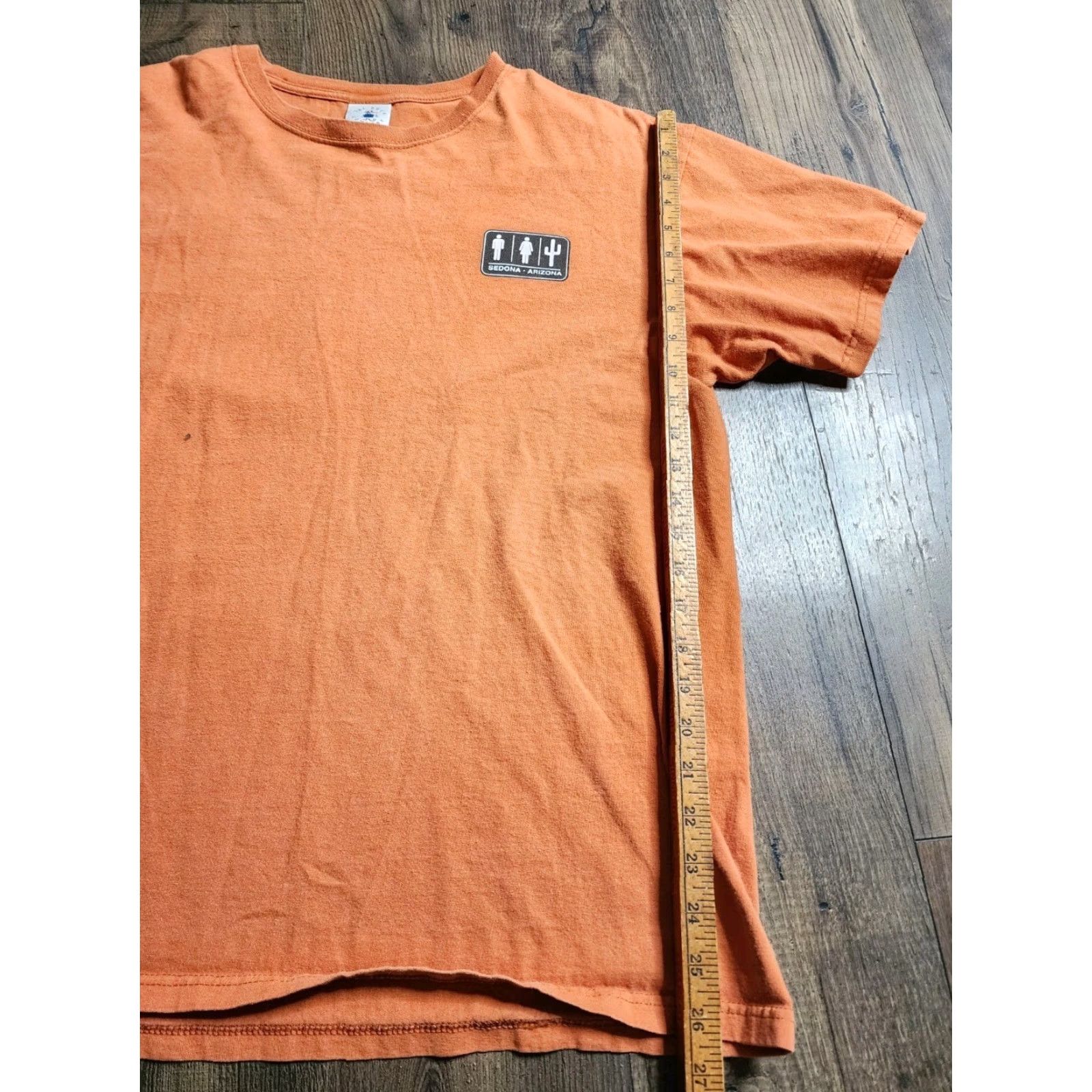 Vintage The Duck Co Arizona Nature Calls Funny T-Shirt Mens XL Orange Distressed Size US XL / EU 56 / 4 - 3 Thumbnail