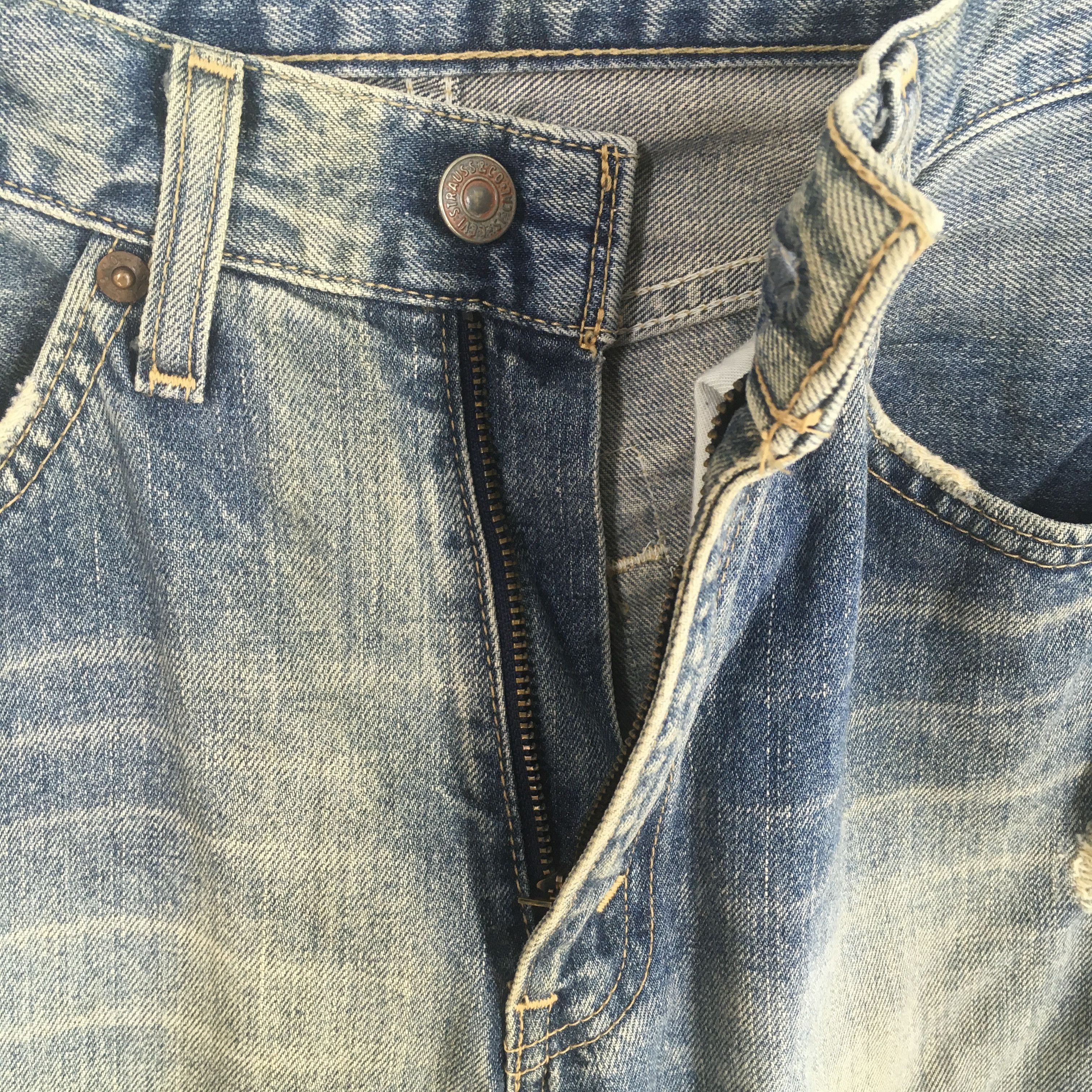 Levi's Size 28x33 Vintage 90s Levi's 517 Flared Bootcut Jeans S2012 Size US 28 / EU 44 - 6 Thumbnail