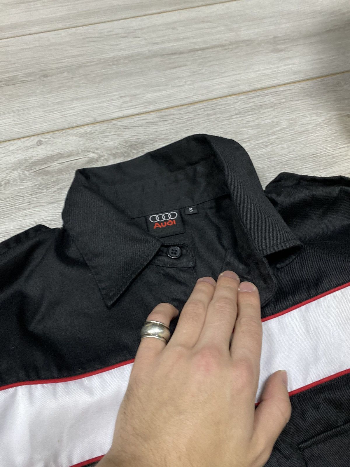 Vintage Audi vintage thick shirt big logo buttons canon Size US S / EU 44-46 / 1 - 6 Thumbnail