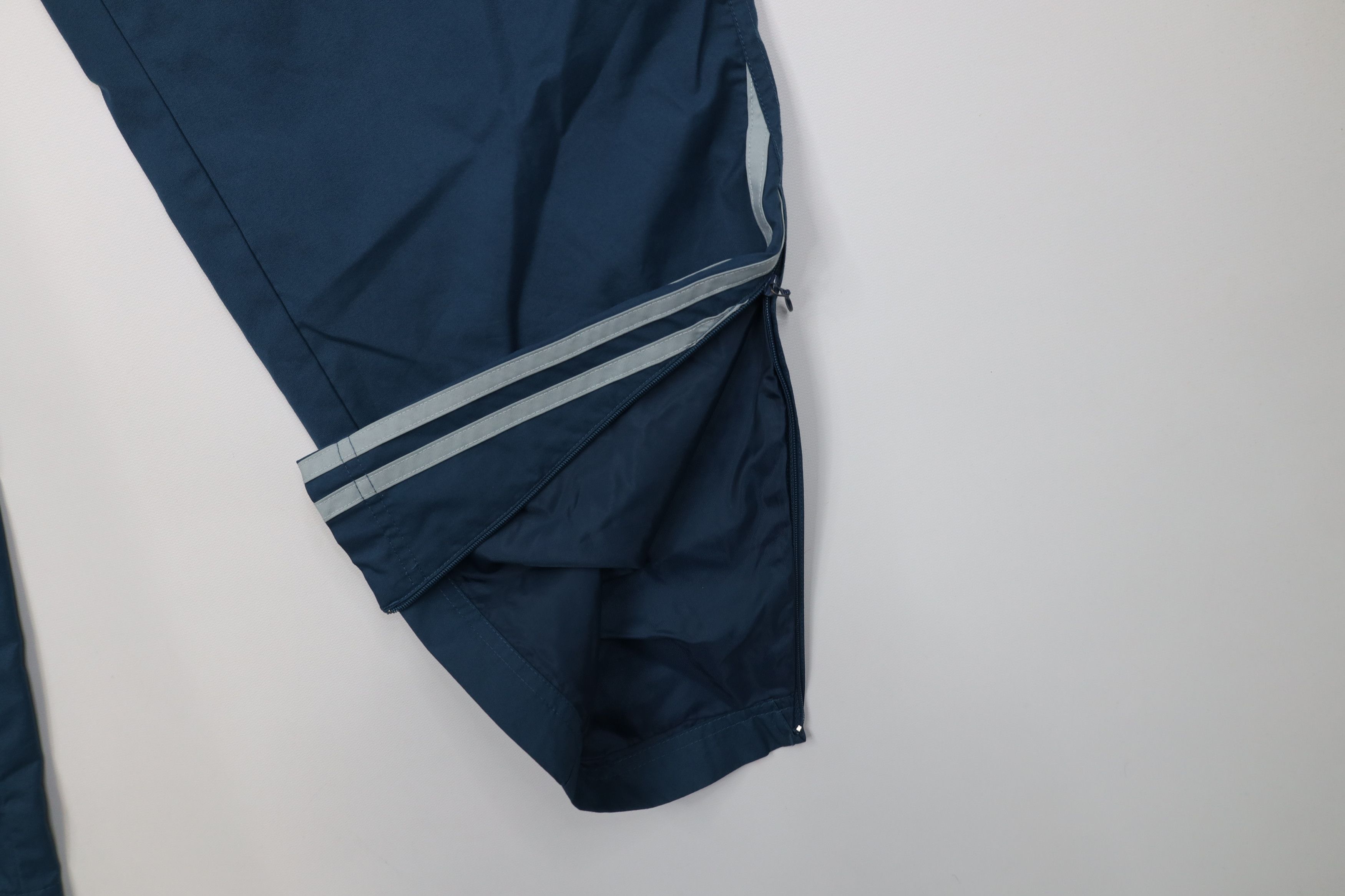 Adidas Vintage Y2K 2000 Adidas Striped Lined Windbreaker Pants Blue Size US 38 / EU 54 - 5 Thumbnail