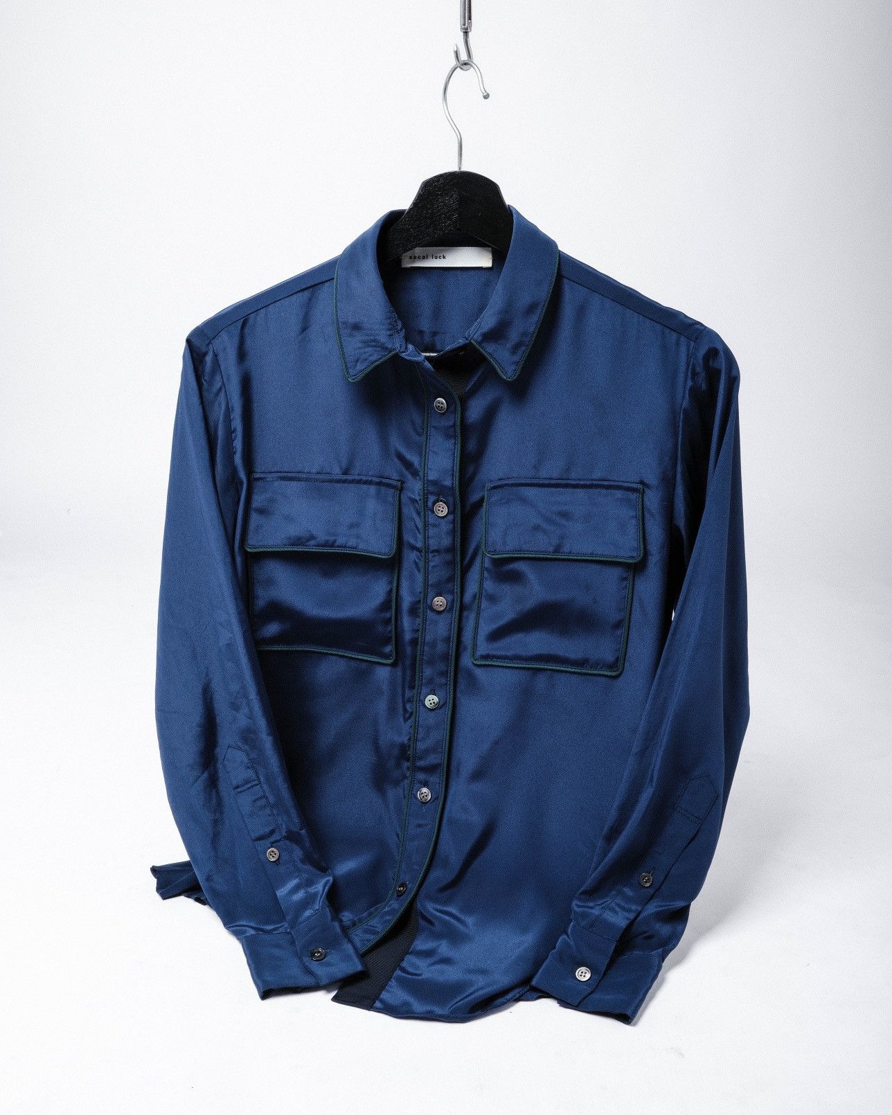 Sacai Sacai Luck Pleated Shirt Size M / US 6-8 / IT 42-44 - 1 Thumbnail