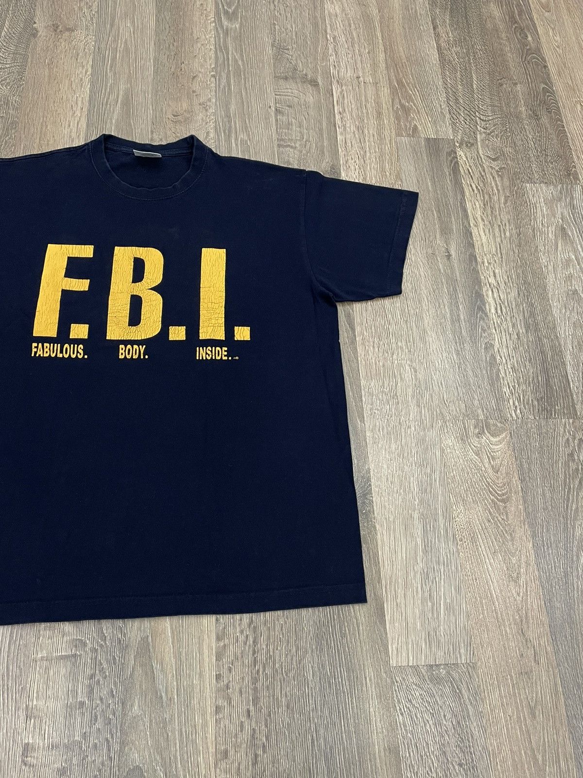 Other VTG Y2K Funnt FBI Fabulous Body Inside Big Logo Tee Shirt Size US M / EU 48-50 / 2 - 3 Thumbnail