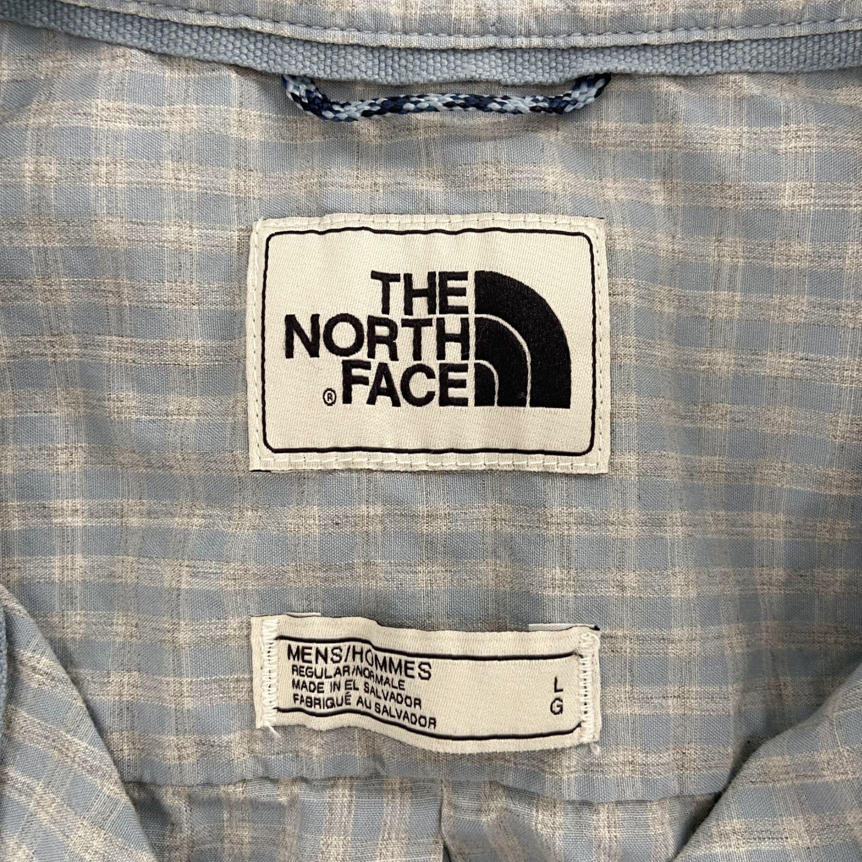 The North Face The North Face Shirt Adult Large Blue Button Up Check Pocket Logo Hiking Mens L Size US L / EU 52-54 / 3 - 7 Thumbnail