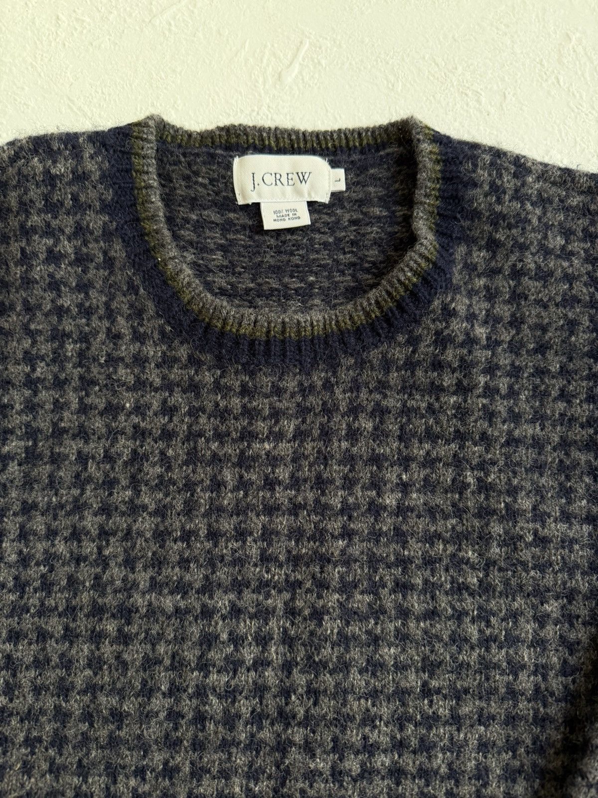 J.Crew Vintage Wool J Crew Sweater Size US L / EU 52-54 / 3 - 2 Thumbnail