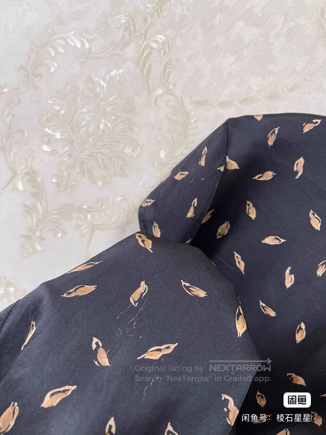Saint Laurent Paris Saint Laurent Feather Silk Runway Dress. Size M / US 6-8 / IT 42-44 - 6 Thumbnail