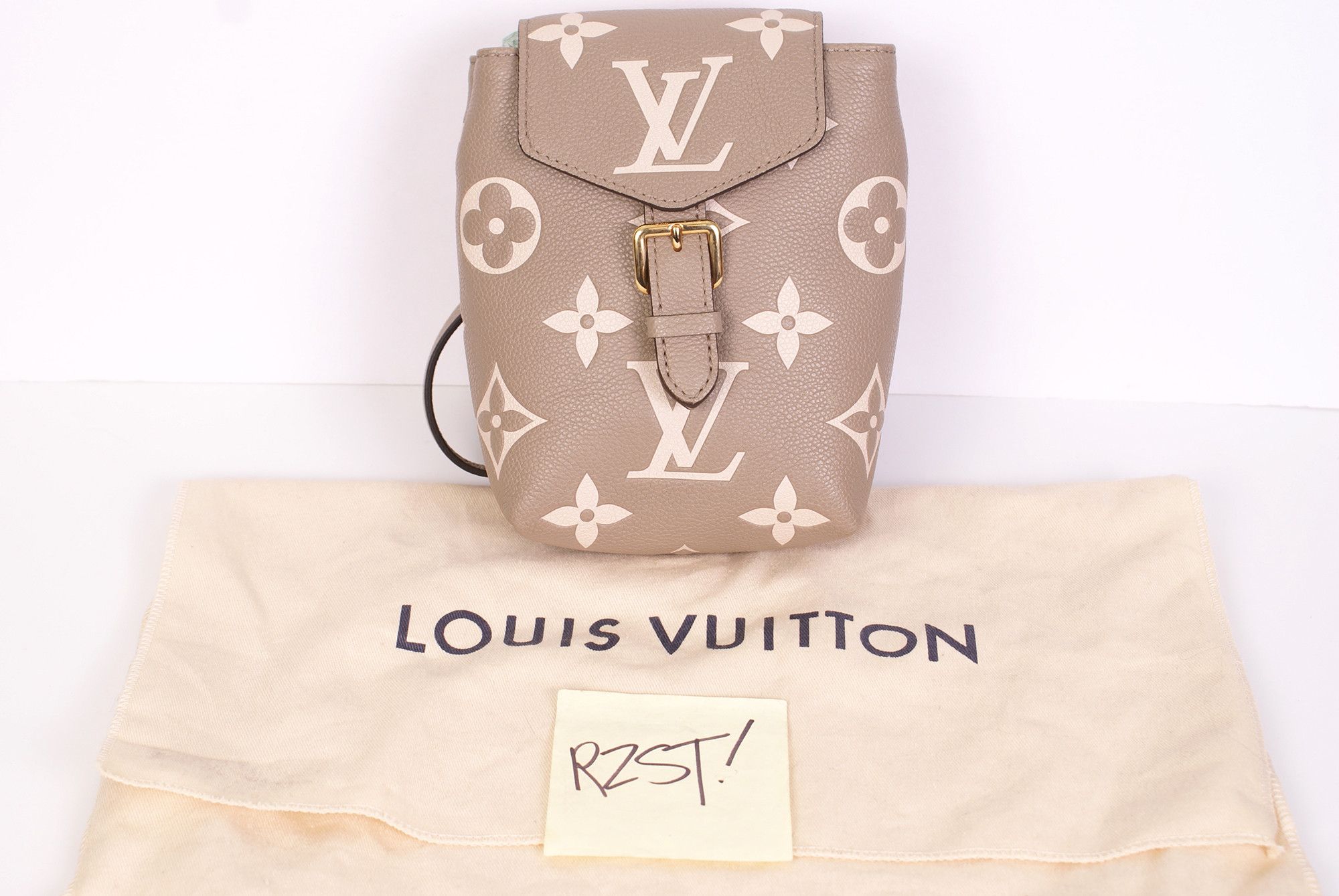 Louis Vuitton Louis Vuitton Tiny Backpack Monogram Empreinte Beige Cream Size ONE SIZE - 1 Thumbnail