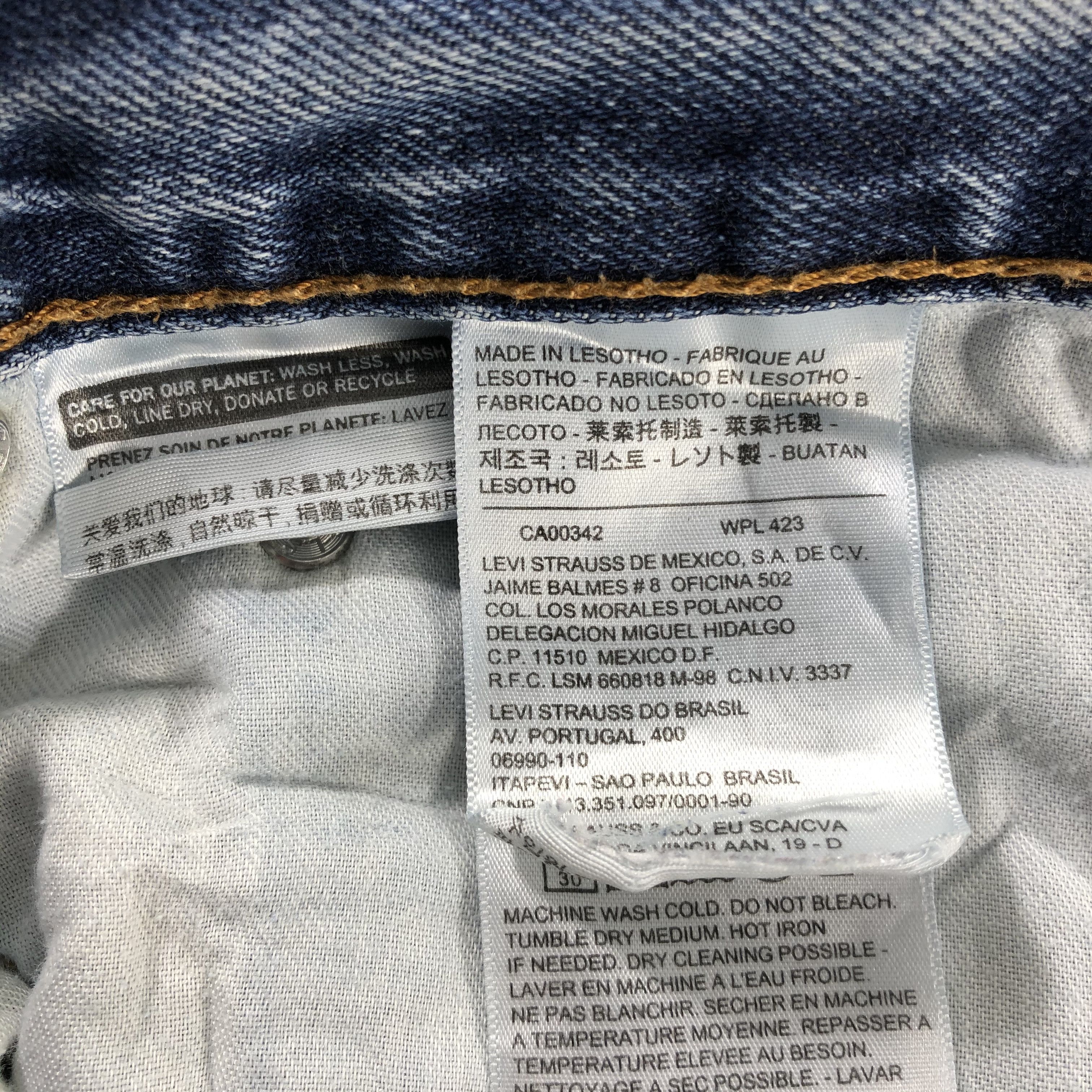 Levi's Vintage Blue Wash Levis 505 Jeans-J2477 Size US 36 / EU 52 - 15 Thumbnail
