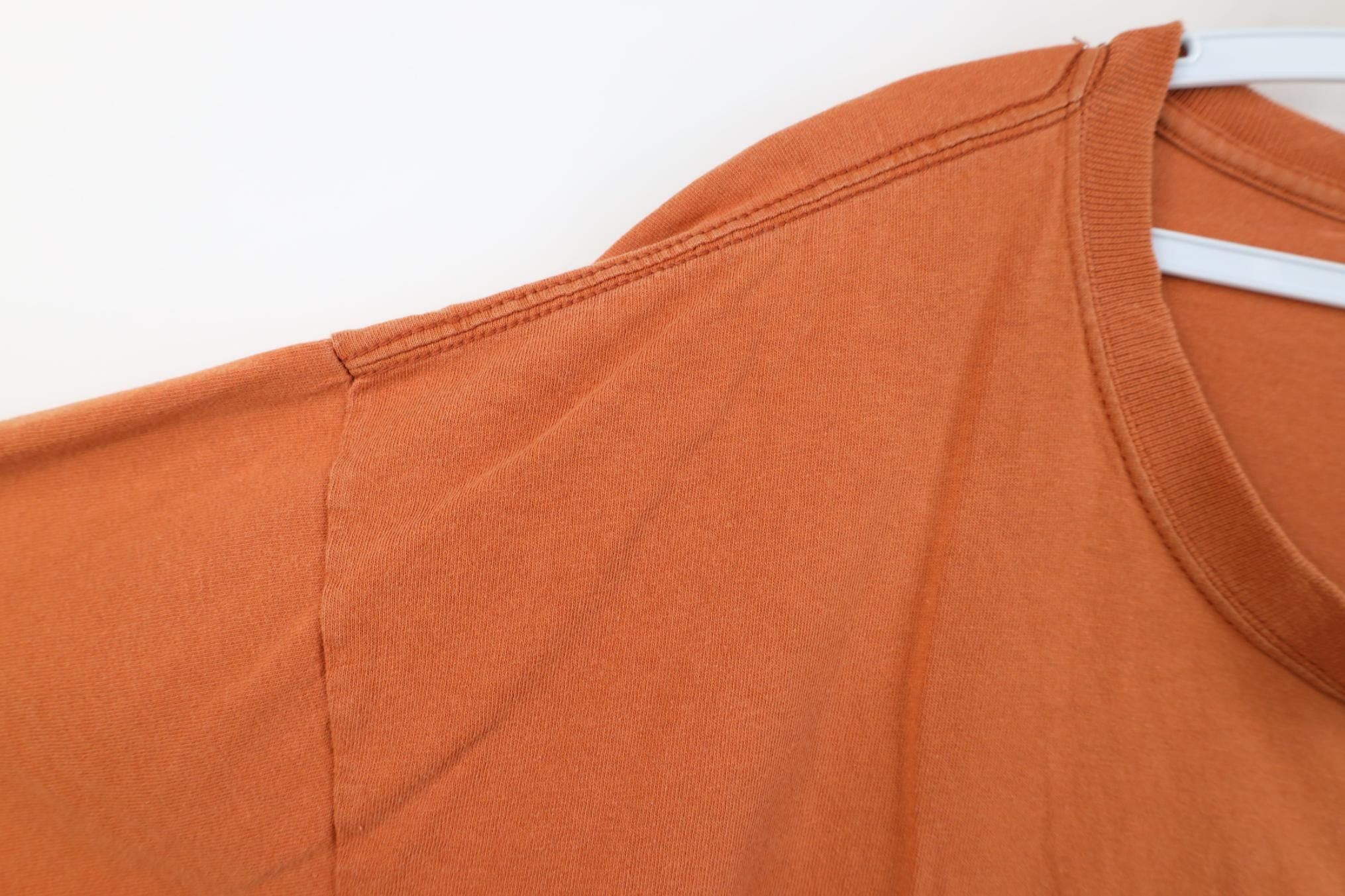 Nike Vintage Y2K Nike Air Travis Scott Big Swoosh T-Shirt Orange Size US XL / EU 56 / 4 - 9 Thumbnail