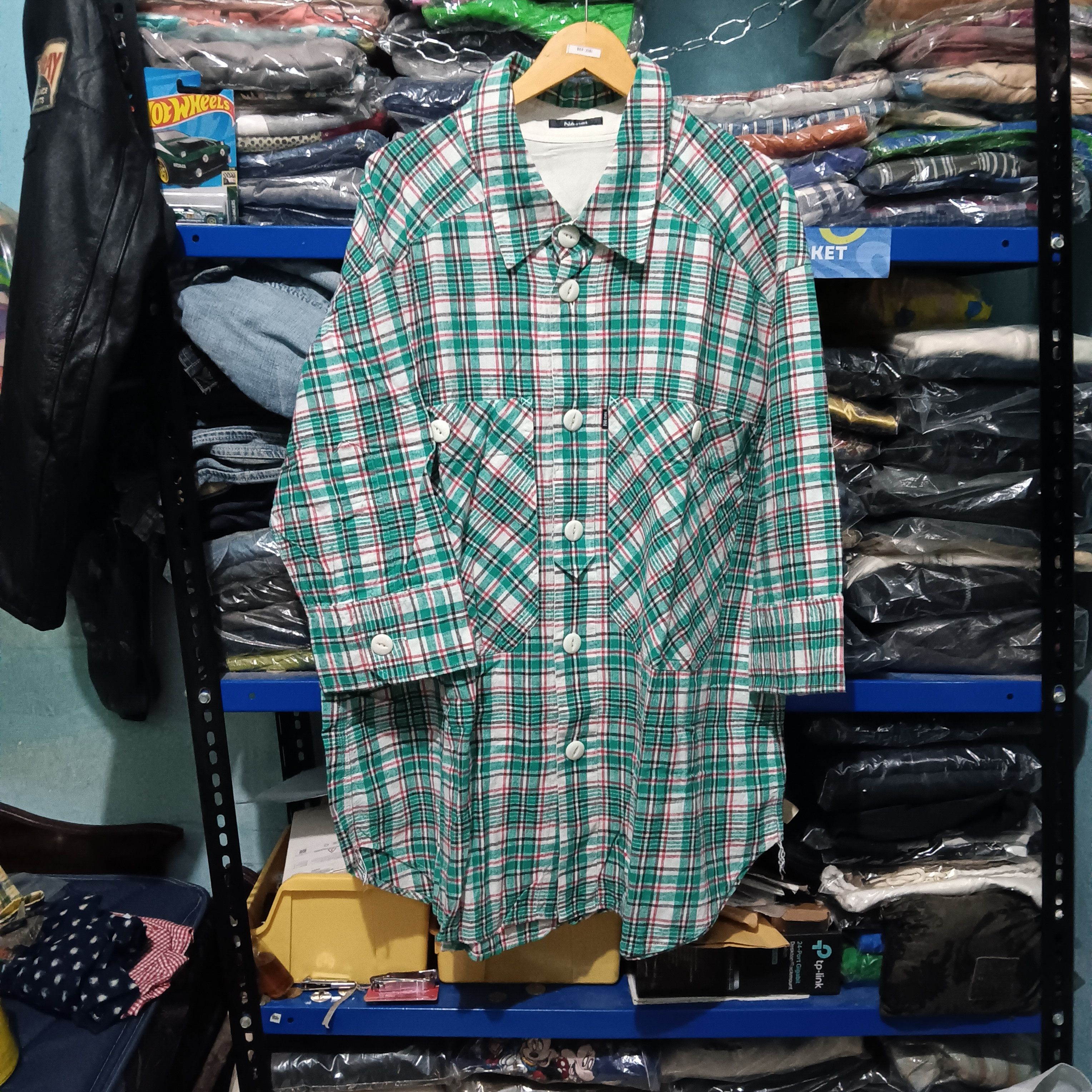 Issey Miyake × Japanese Brand × Ne-Net Ne-net long shirt buton Size US XL / EU 56 / 4 - 1 Thumbnail