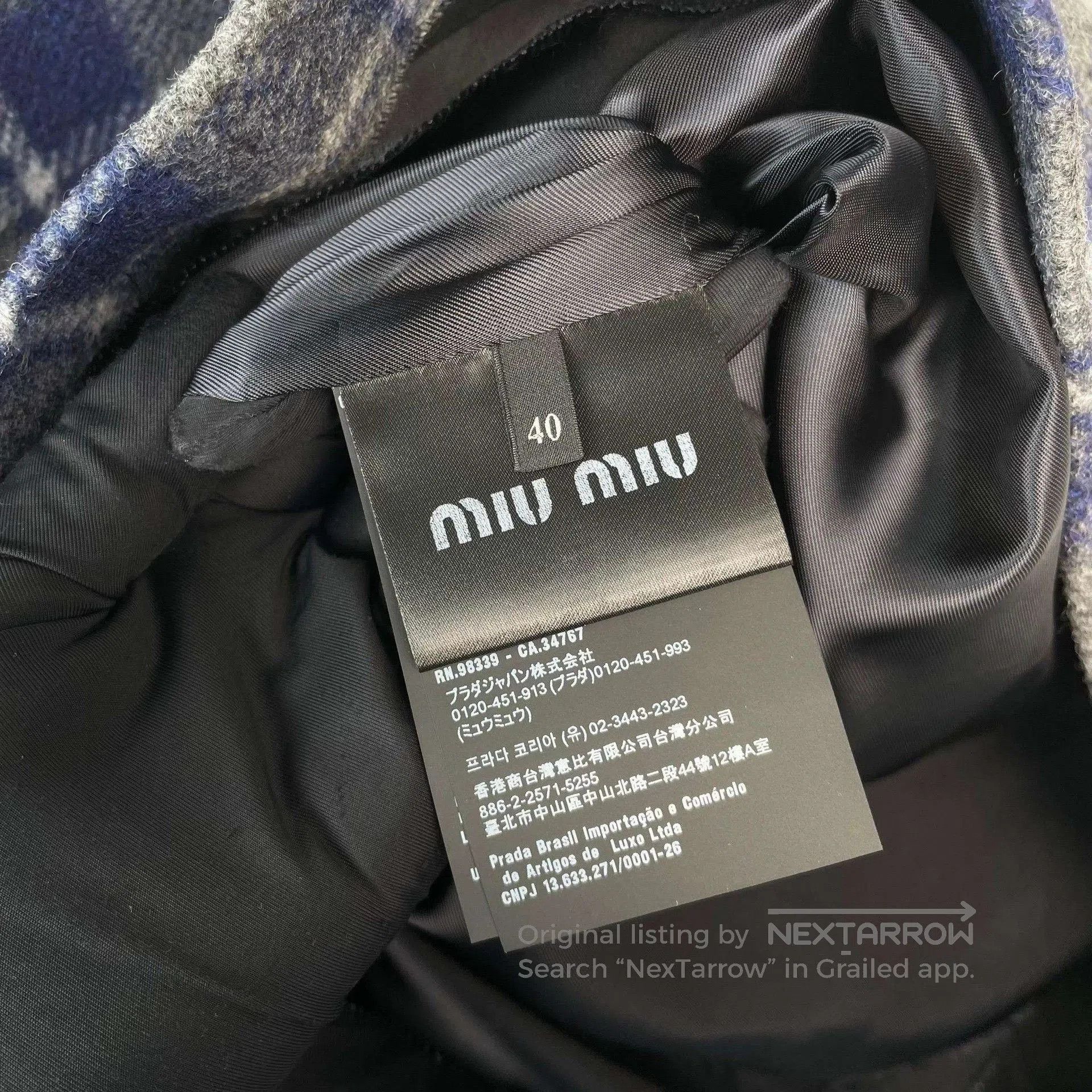 Miu Miu MiuMiu 25SS Blue. Size S / US 4 / IT 40 - 7 Thumbnail