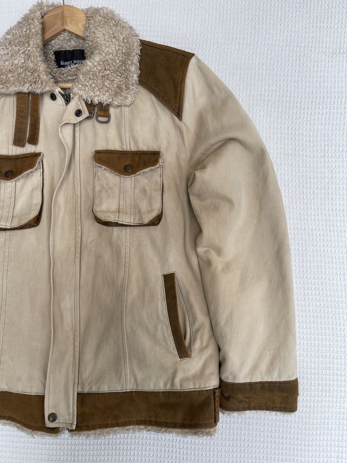 Marc Jacobs Last Drop🔥Rare🔥Marc Jacob Sherpa Leather Jacket Size US L / EU 52-54 / 3 - 13 Thumbnail