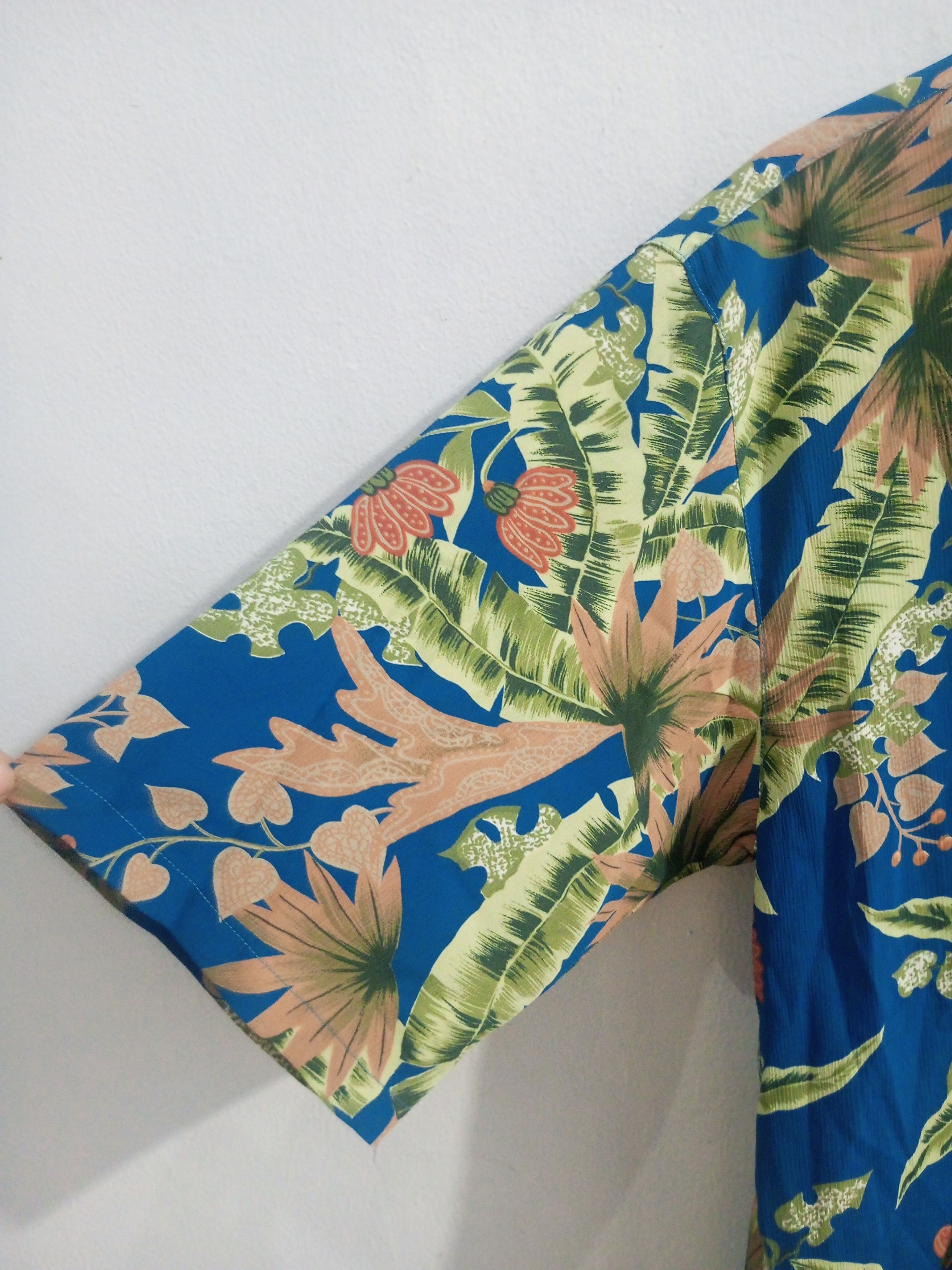 20471120 Vintage sensasional breeze folral Hawaiian silk shirt Size US L / EU 52-54 / 3 - 3 Thumbnail
