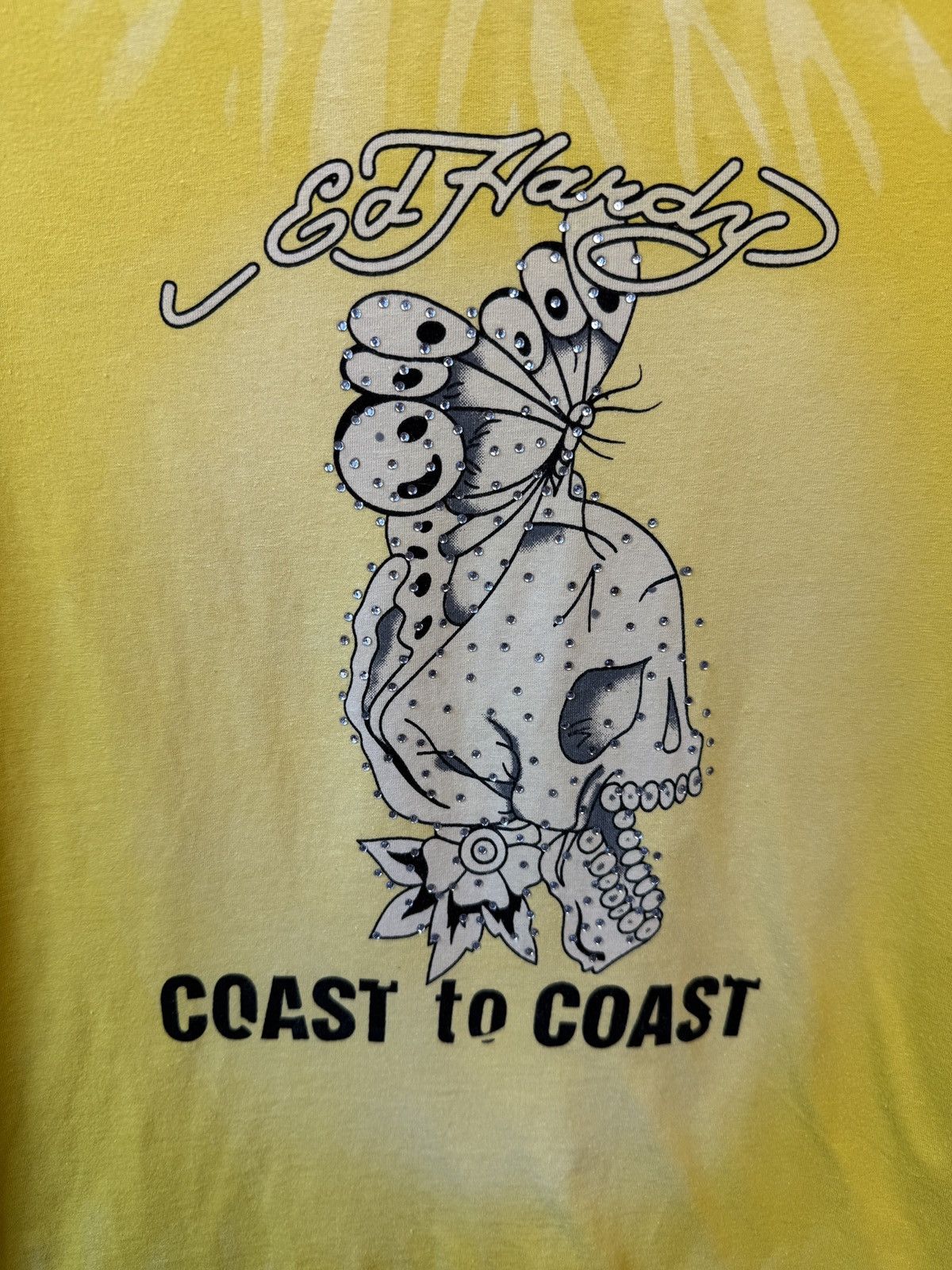 Christian Audigier Vintage Y2K Ed Hardy Tee Shirt Size XL / US 12-14 / IT 48-50 - 5 Thumbnail