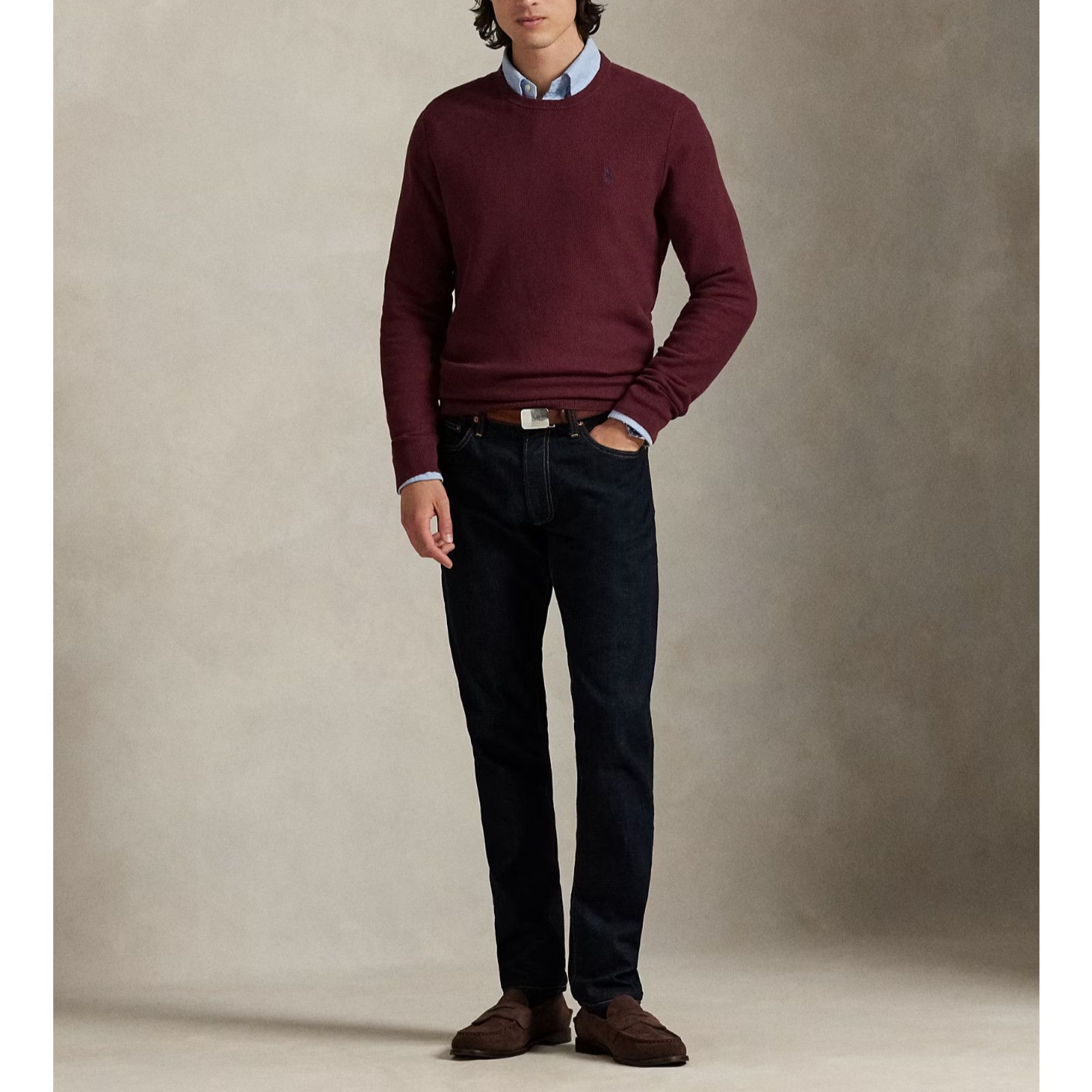 Polo Ralph Lauren Polo Ralph Lauren Sweater 2XL Red Wine Pima Cotton Knit Size US XXL / EU 58 / 5 - 10 Thumbnail