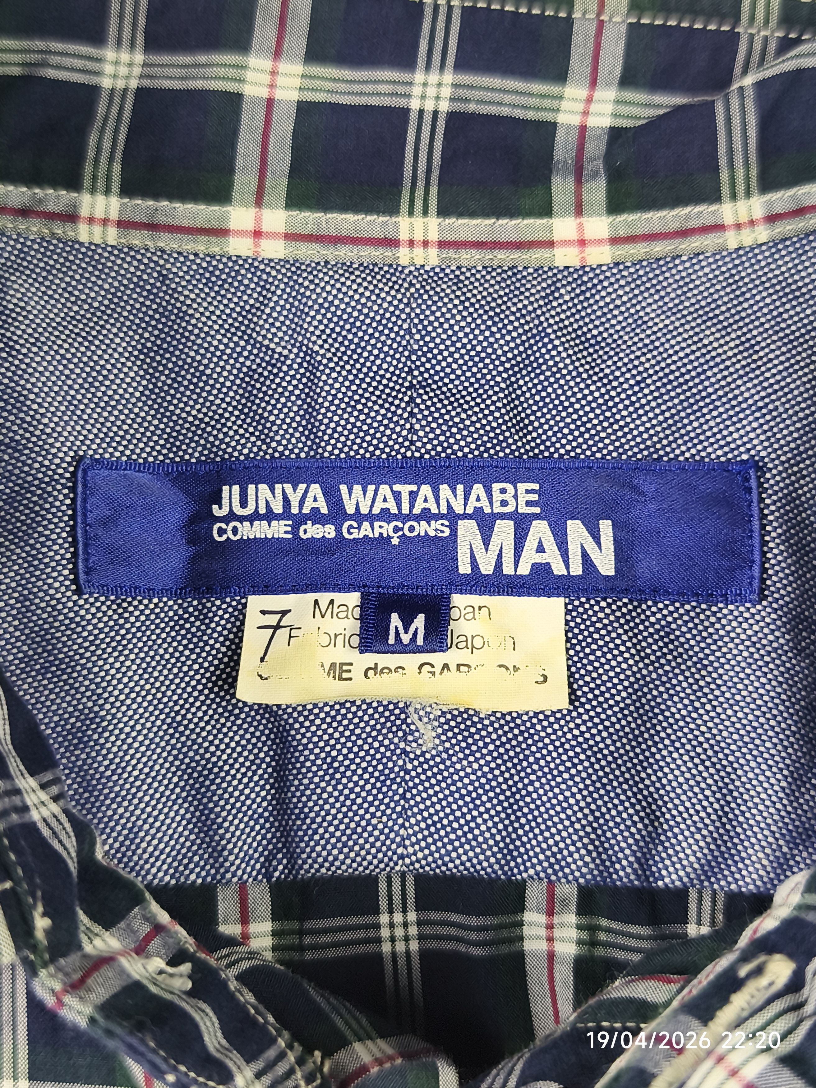 Junya Watanabe Junya watanabe x cdg patchwork shirt Size US M / EU 48-50 / 2 - 6 Thumbnail
