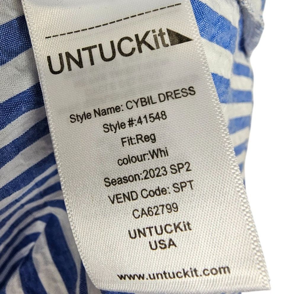 UNTUCKit UNTUCKit Womens Cybil Striped Shirt Dress 8 Classic Career Size M / US 6-8 / IT 42-44 - 7 Thumbnail