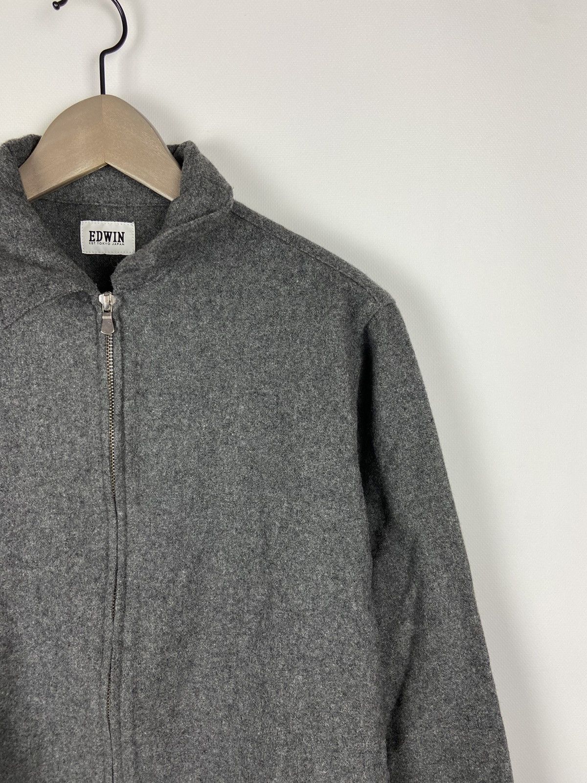 Edwin Edwin Men's Industry Zip Wool Shirt/JACKET Size US S / EU 44-46 / 1 - 7 Thumbnail