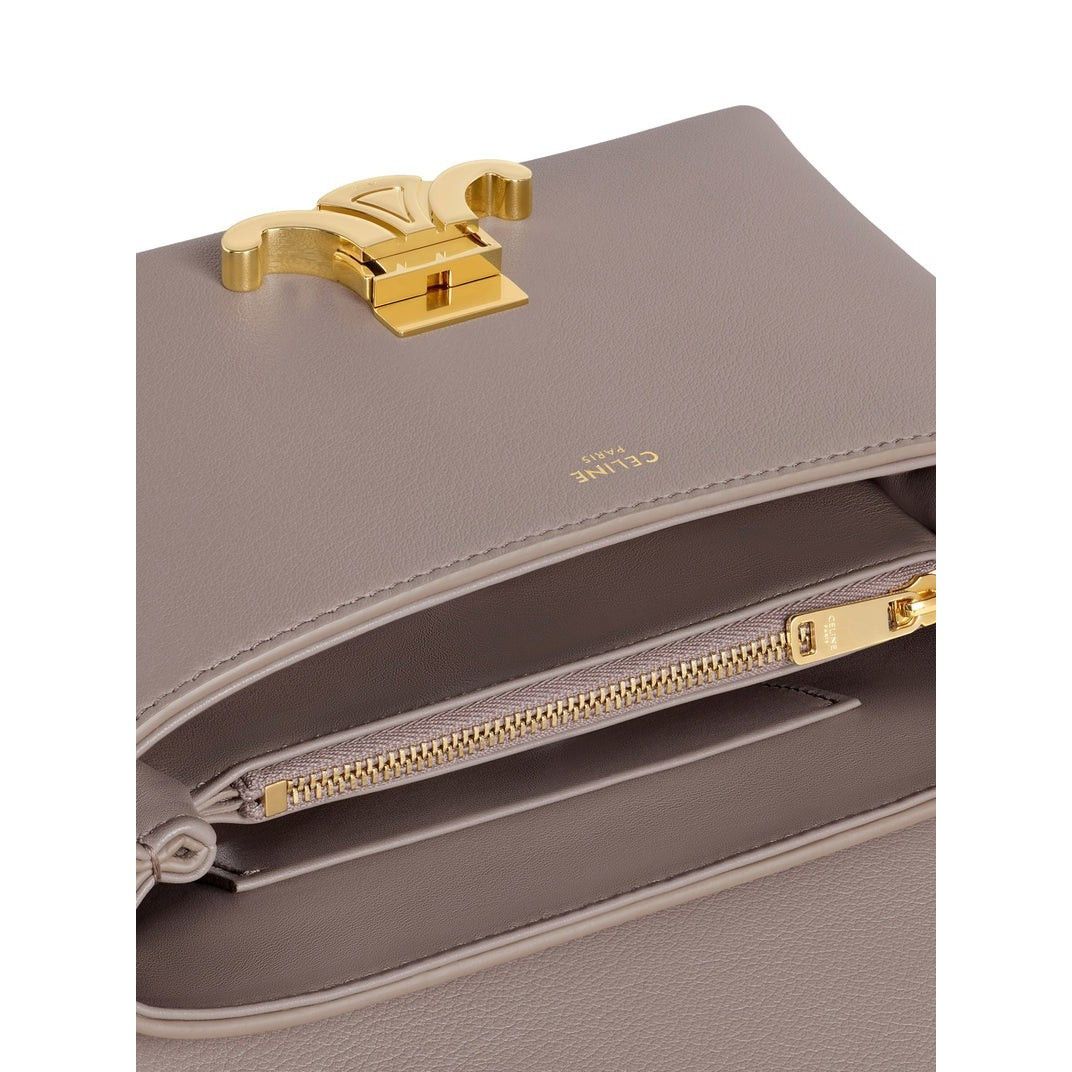 Celine CELINE $3600 Teen Nino Pebble Supple Grained Calfskin Bag Ne Size ONE SIZE - 4 Thumbnail
