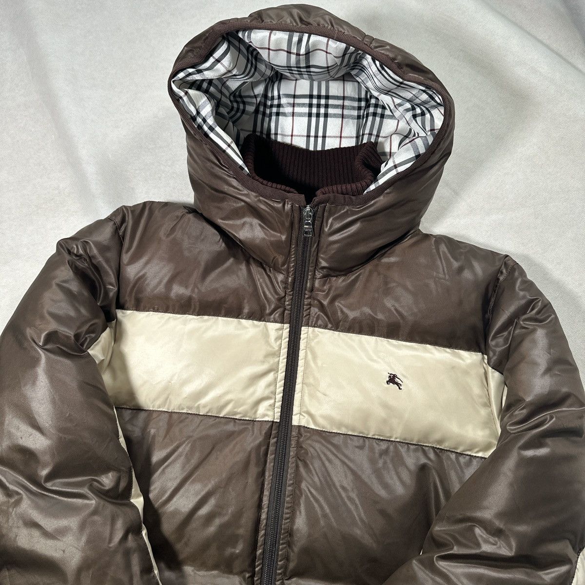 Burberry Burberry Black Label Down Puffer Jacket Size US XL / EU 56 / 4 - 5 Thumbnail