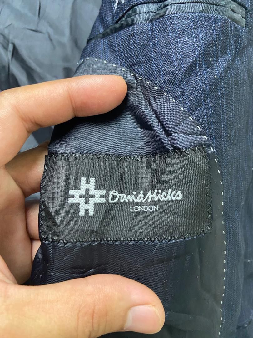 Japanese Brand David Hicks London Single Breasted Blazer (195) Size US XXS / EU 40 - 3 Thumbnail
