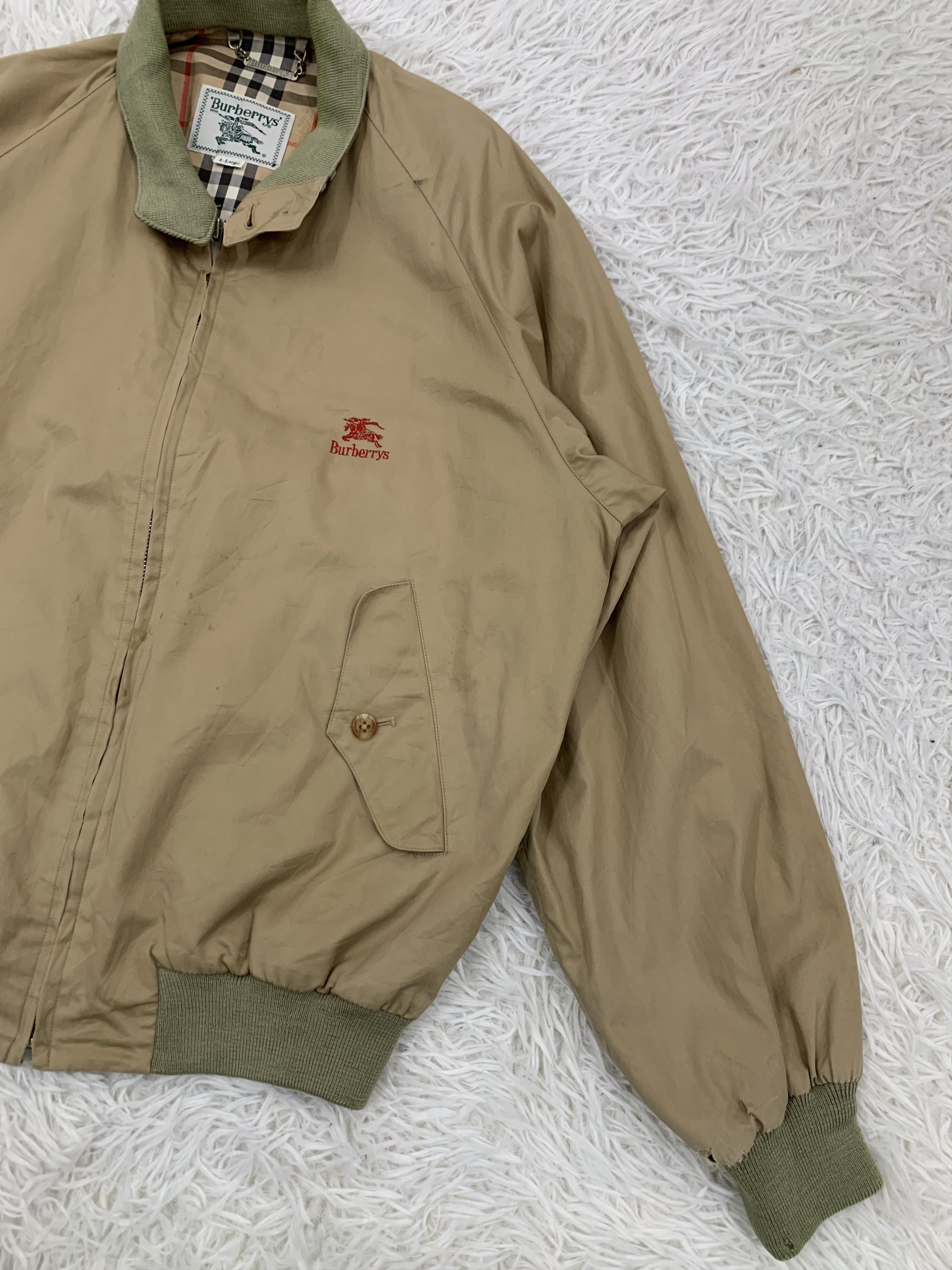 Burberry Vtg Burberrys Nova Checked Inner Jacket Harrington Style Size US L / EU 52-54 / 3 - 5 Thumbnail