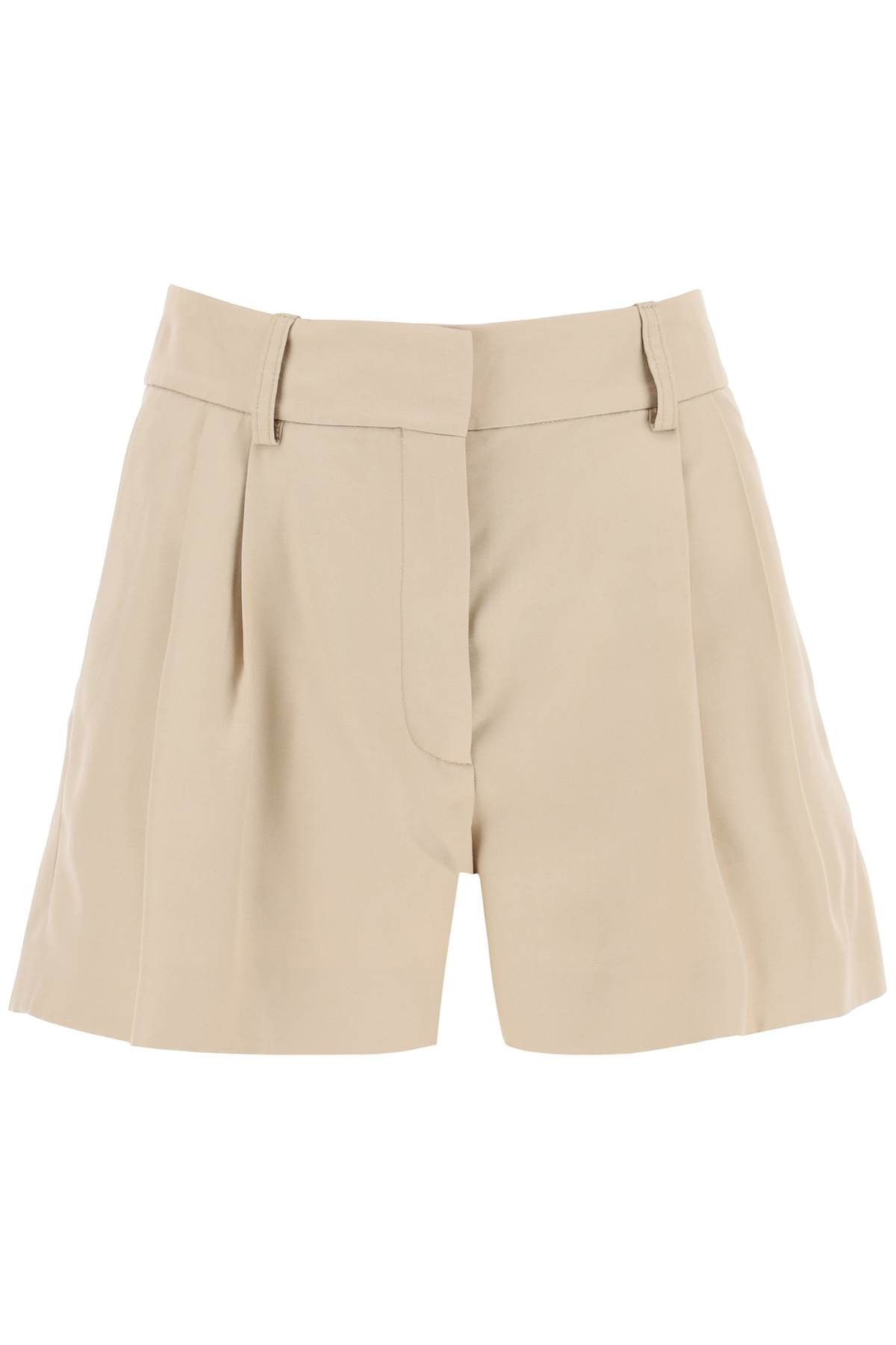 image of Stella Mccartney Tailored Short Pants in Sand, Women's (Size 30)