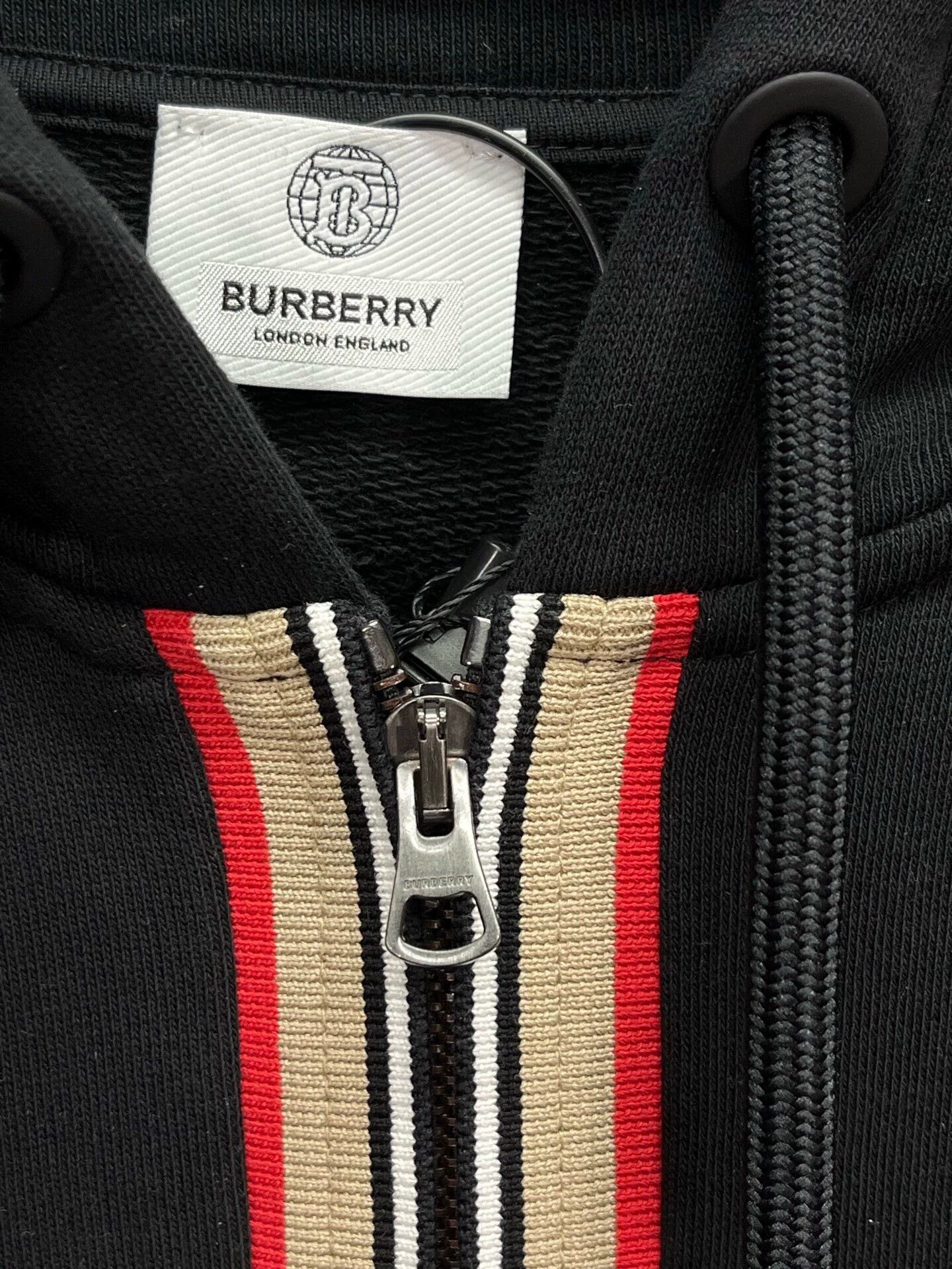 Burberry Burberry Striped Hooded Jacket L 99 New Size US L / EU 52-54 / 3 - 4 Thumbnail