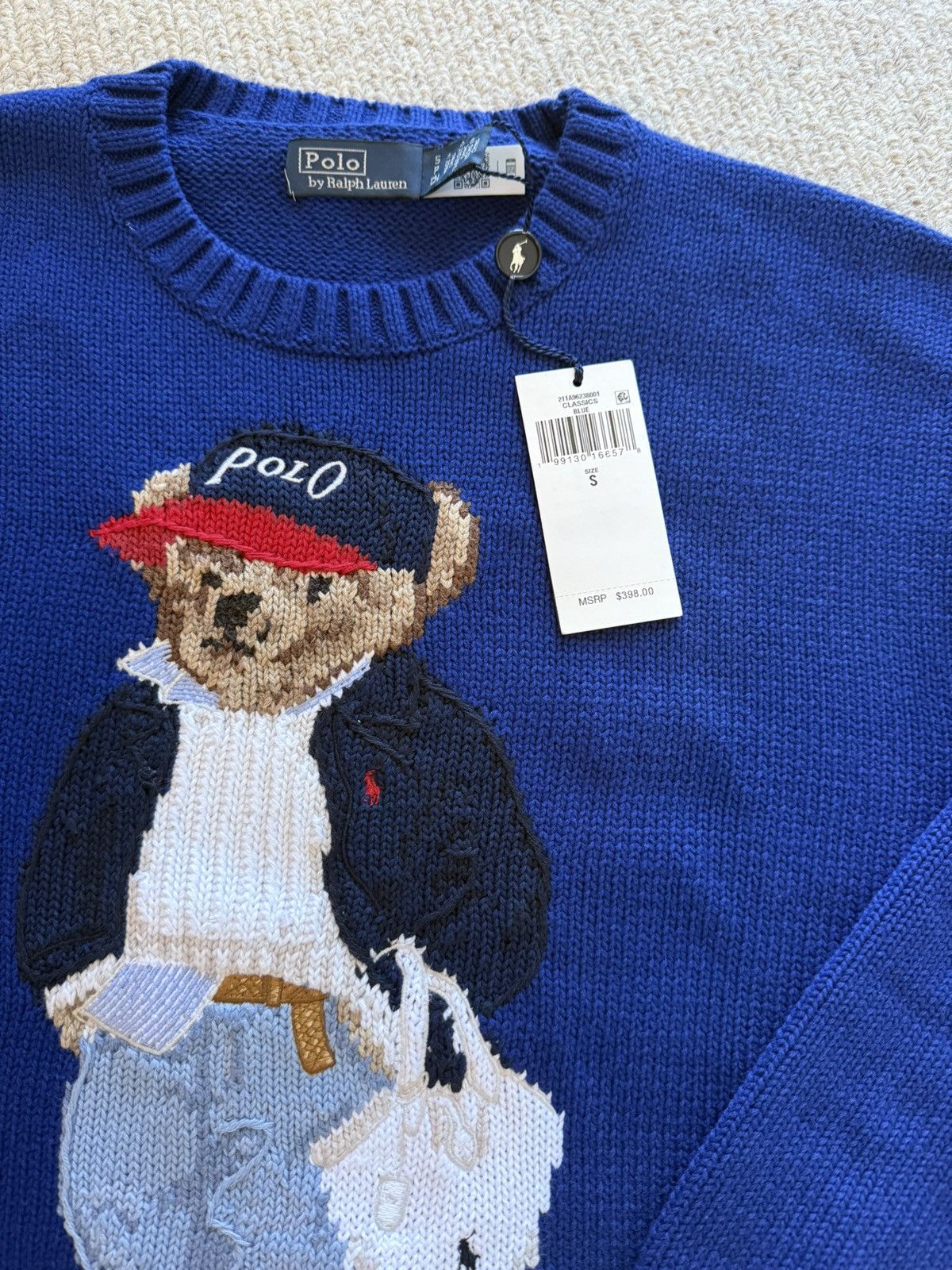 Polo Ralph Lauren Ralph Lauren Polo Bear Navy Crewneck Sweater Size S / US 4 / IT 40 - 3 Thumbnail