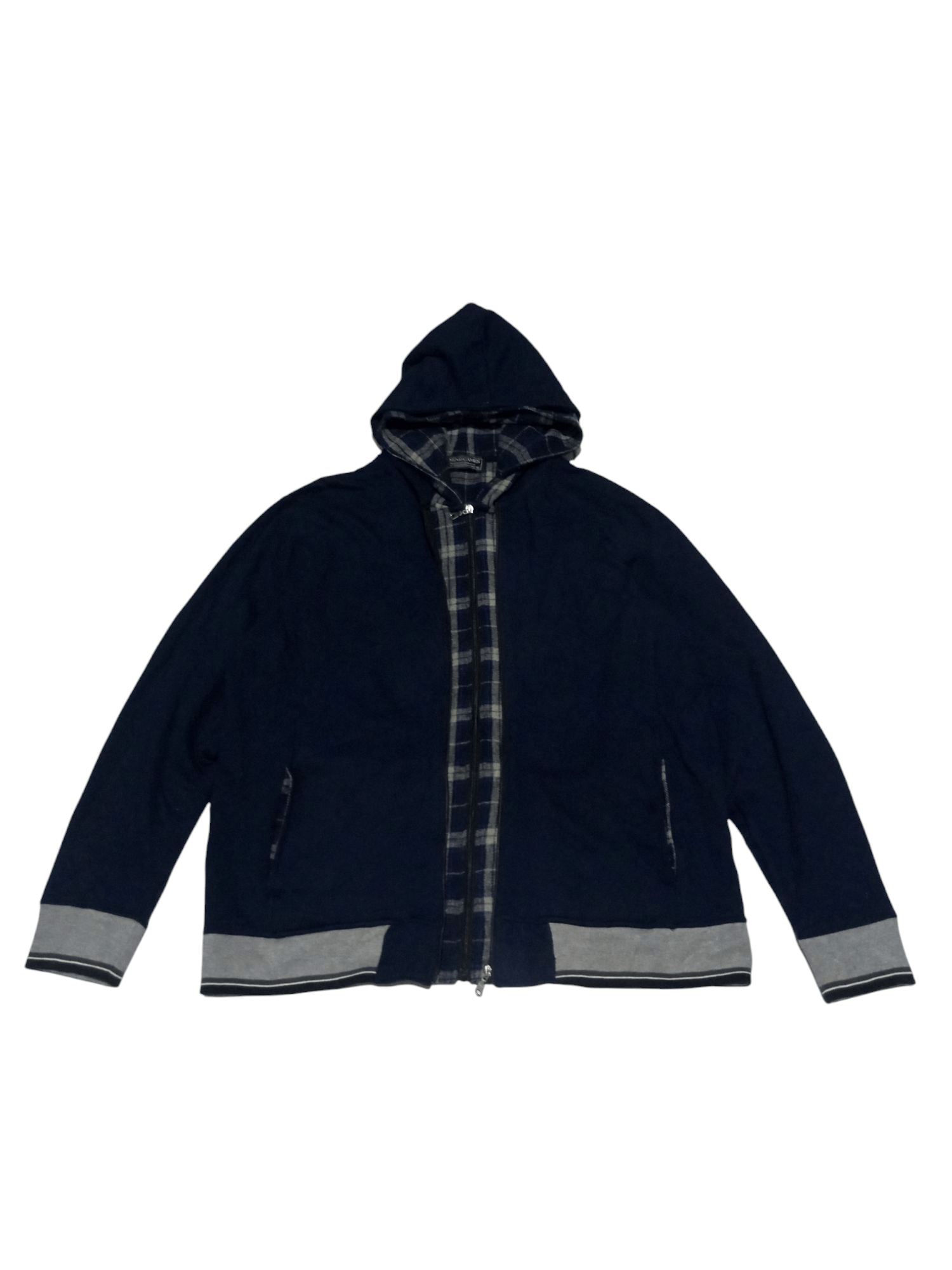 Japanese Brand Vintage mind games double hoodie double zipper hoodie Size US XL / EU 56 / 4 - 2 Thumbnail