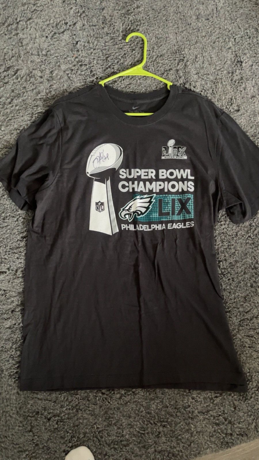 Nike Jalen Hurts Signed Super Bowl shirt Size US L / EU 52-54 / 3 - 1 Thumbnail