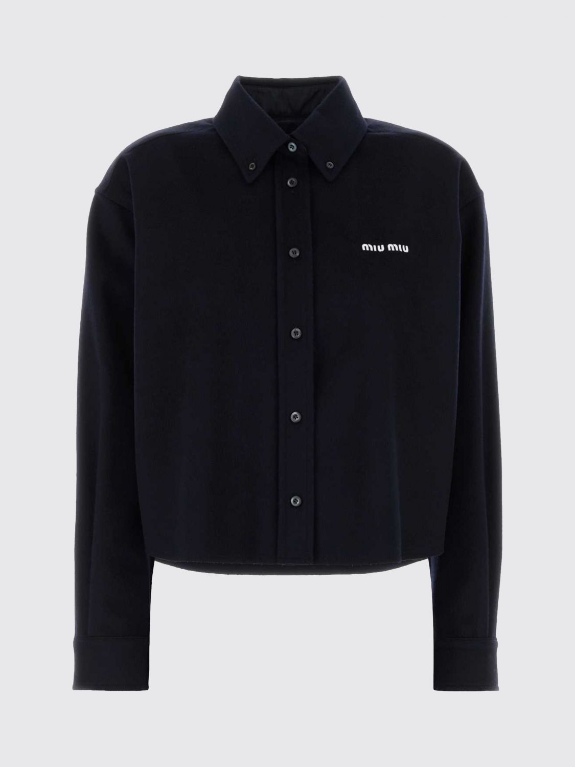 Miu Miu Miu Miu Shirt Woman Blue Size XS / US 0-2 / IT 36-38 - 1 Preview