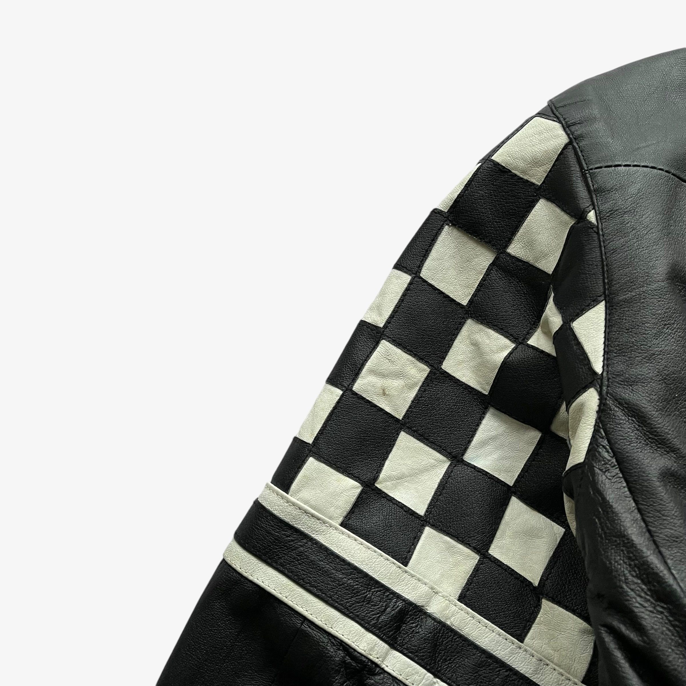 Jeff Hamilton Vintage 90s Jeff Hamilton NASCAR Anniversary Leather Jacket Size US L / EU 52-54 / 3 - 8 Thumbnail