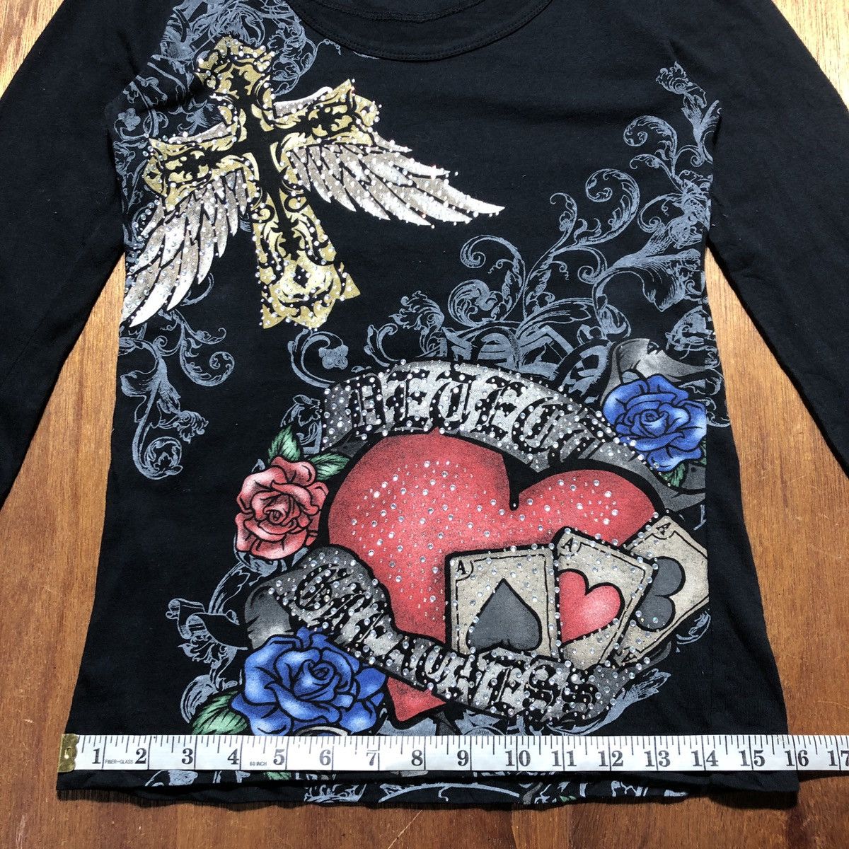 Japanese Brand × Seditionaries Inspired Ed Hardy Dig Deep Long Sleeves Tee Size S / US 4 / IT 40 - 15 Thumbnail