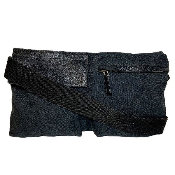 Gucci Gucci Gucci GG Canvas Waist Bag Textile Crossbody Bag 28566 DUTY FREE for USA Size ONE SIZE - 1 Thumbnail