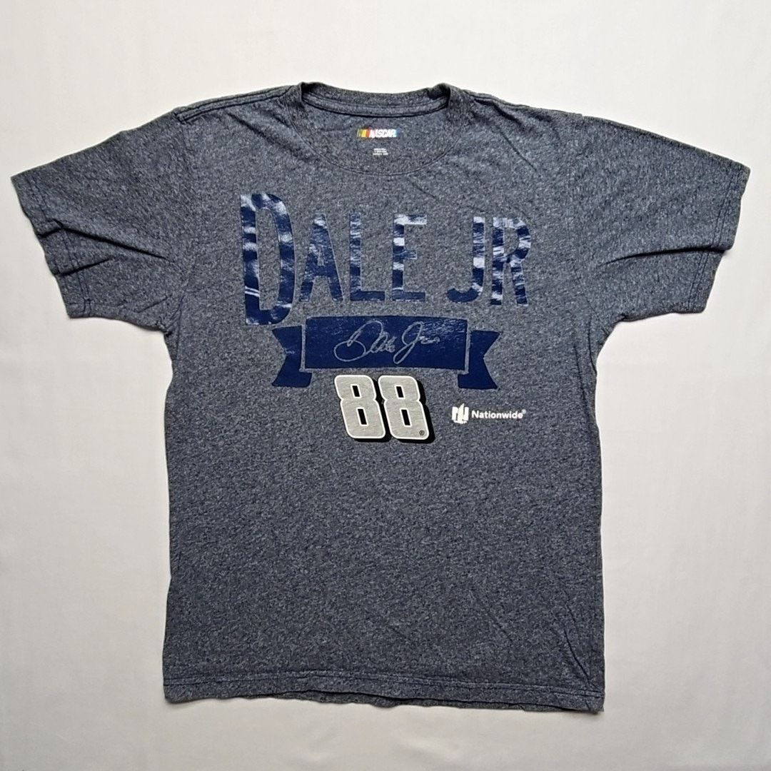 NASCAR NASCAR Dale Jr Graphic Shirt Large Blue Gray Racing Tee Size US L / EU 52-54 / 3 - 1 Thumbnail