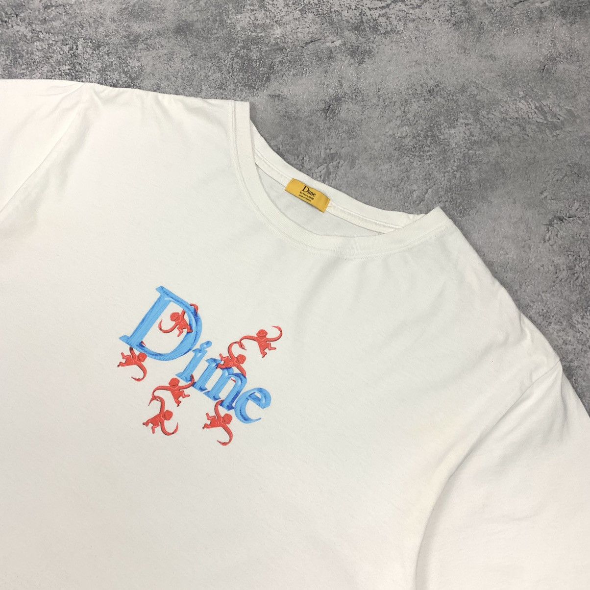 Dime Men’s Dime T-Shirt Big Logo Size XL White Short Sleeve Size US XL / EU 56 / 4 - 2 Thumbnail