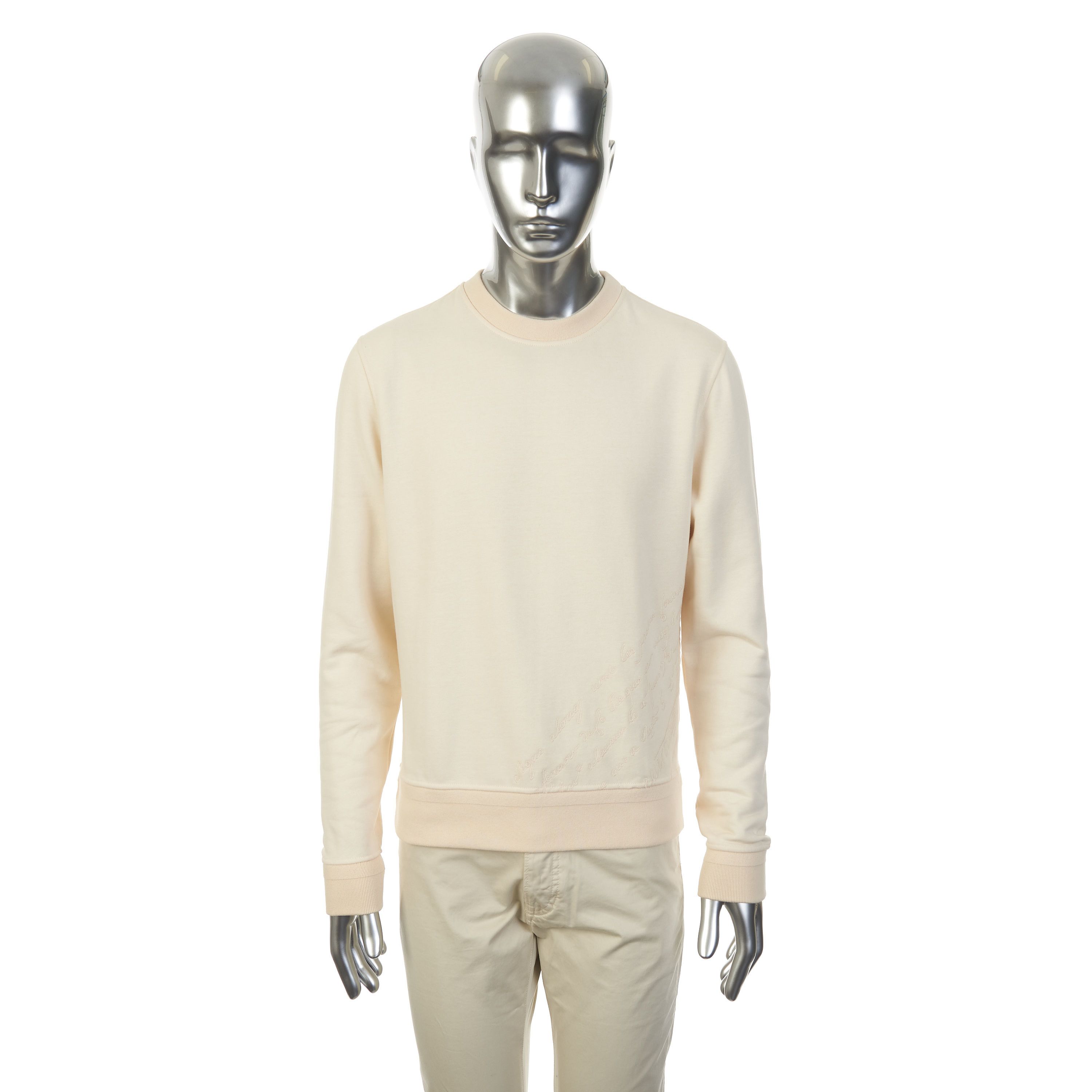 Berluti Embroidered Scritto Sweatshirt Size US S / EU 44-46 / 1 - 2 Thumbnail