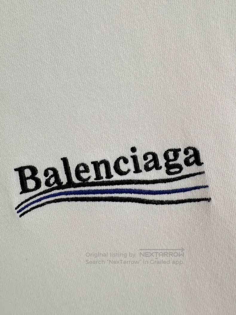 Balenciaga Balenciaga Coke Wave Embroidered Short Sleeve Size US S / EU 44-46 / 1 - 3 Thumbnail